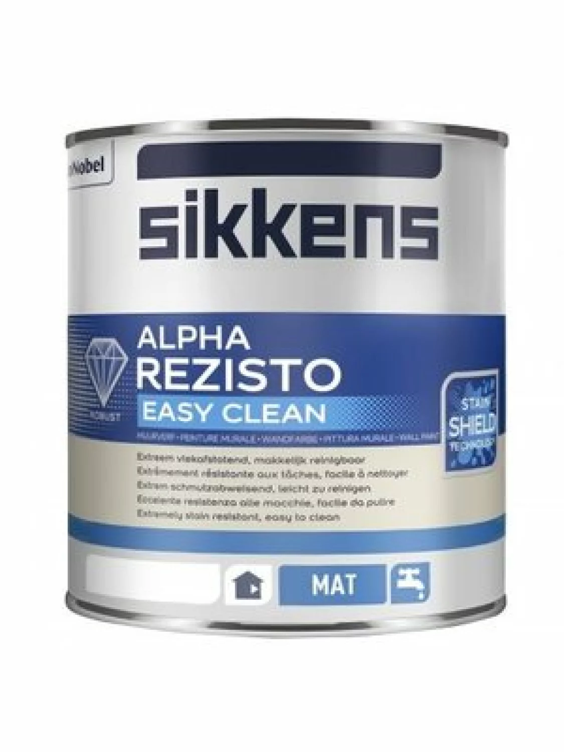 Sikkens Alpha Rezisto Easy Clean mat - op kleur gemengd - 1L-image