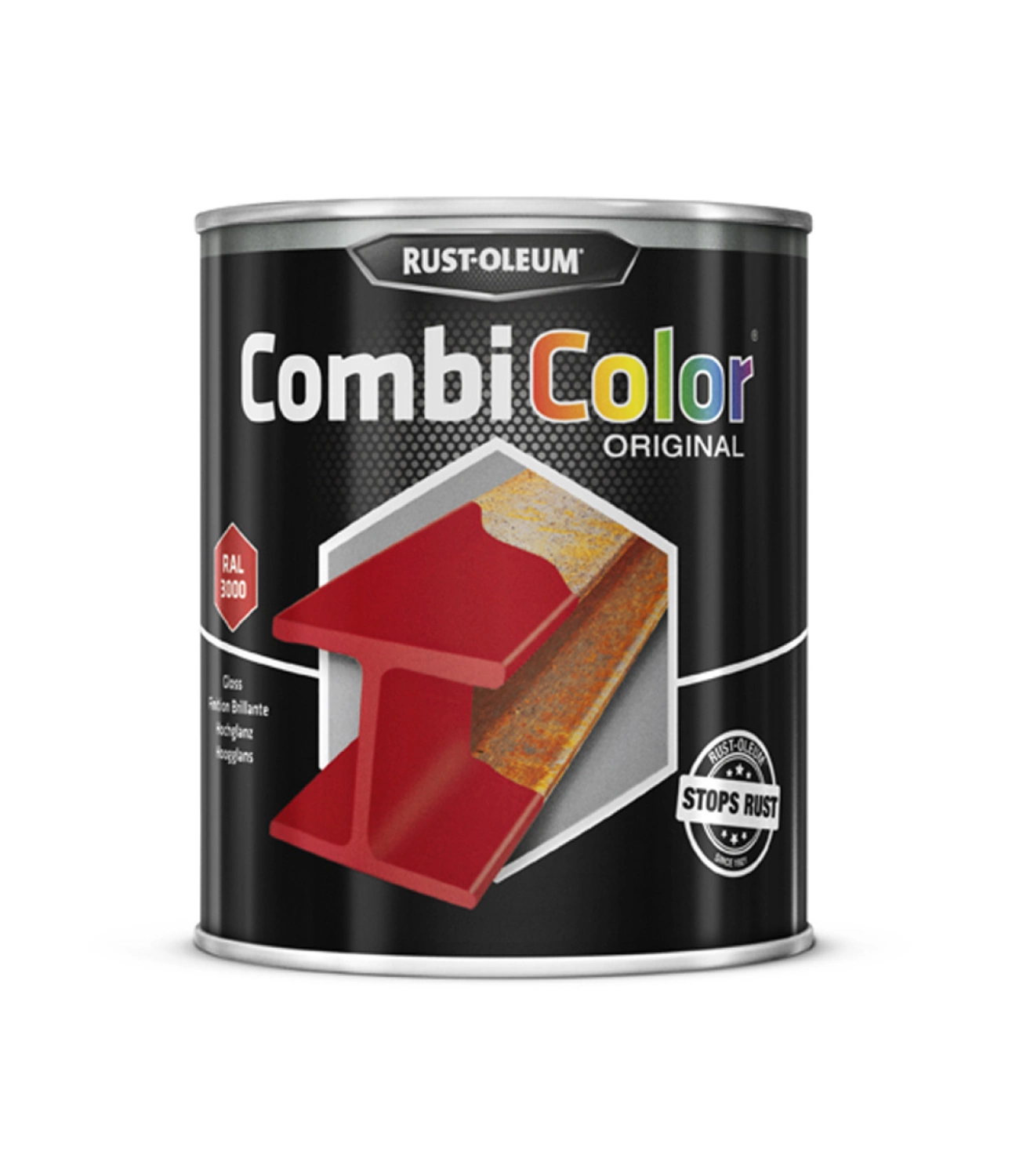 Rust-Oleum Combicolor Hoogglans - RAL 3000 vuurrood - 2,5L-image