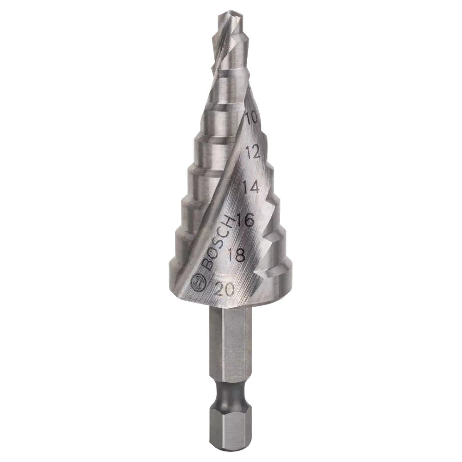 Bosch 2608597524 - Fraise étagée HSS 4-20, 70,5 mm 1/4"-image