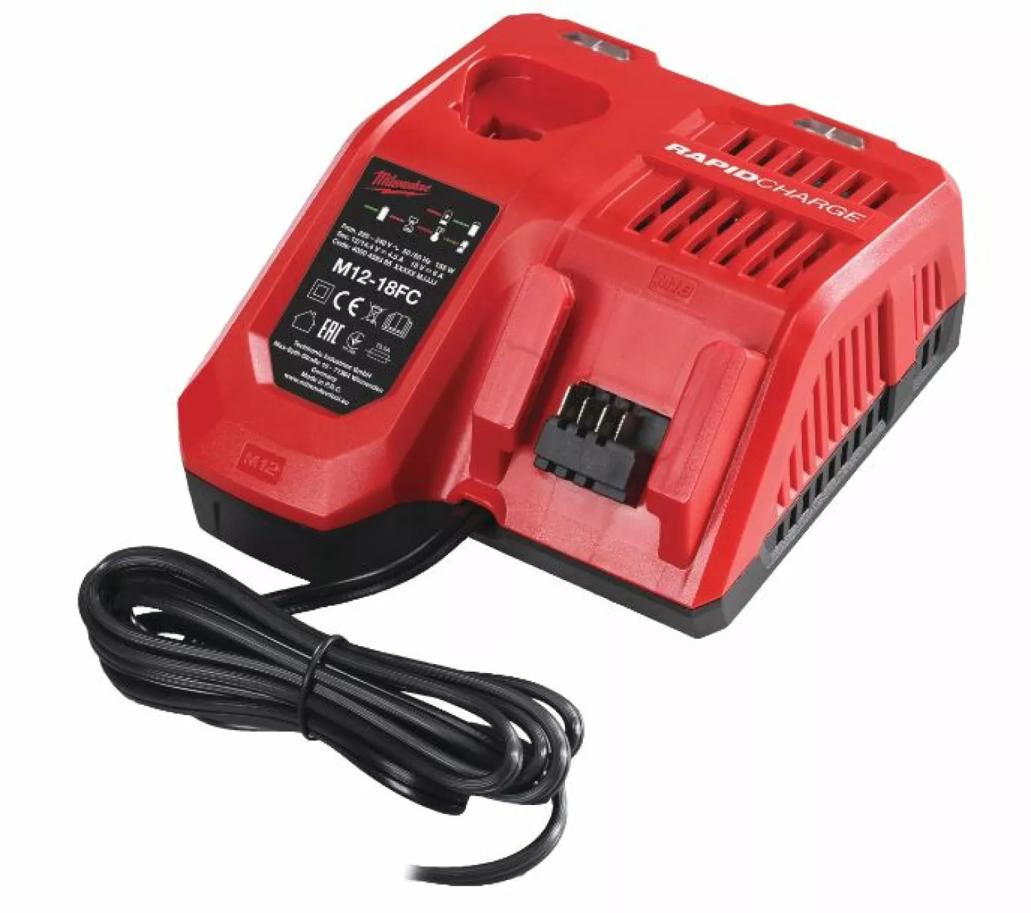 Milwaukee M18 FPP2A3-502X 18V Li-Ion accu klopboor- /schroefmachine (M18 FPD3-0) & slagschroevendraaier (M18 FID3-0) combiset (2x 5.0Ah) in HD Box-image
