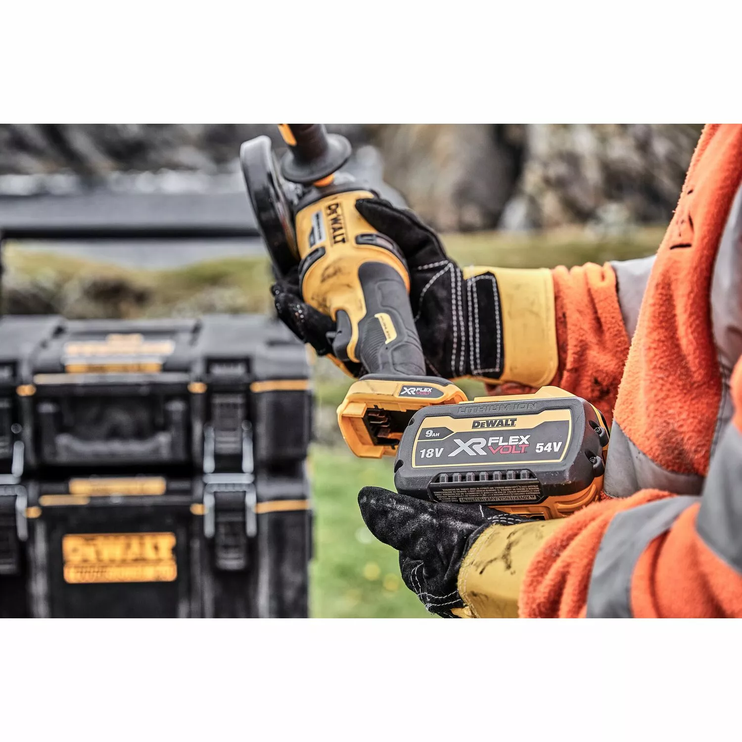 DeWALT DCG418X2-QW Meuleuse d'angle sans fil-image