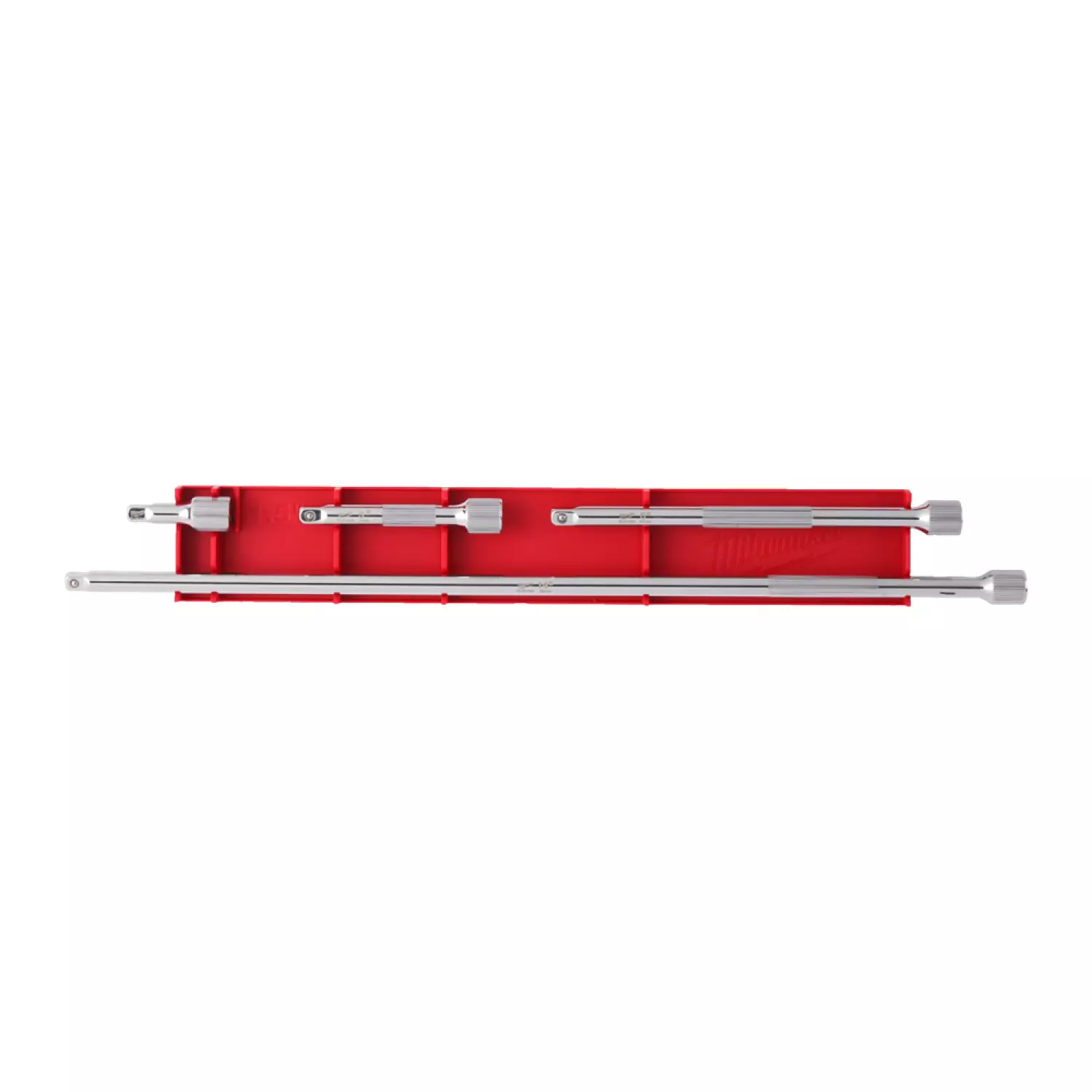 Milwaukee 4932480637 Douille à embout - Rallonge 1/4 » 4 pièces (38mm, 76mm, 152mm, 356mm)-image