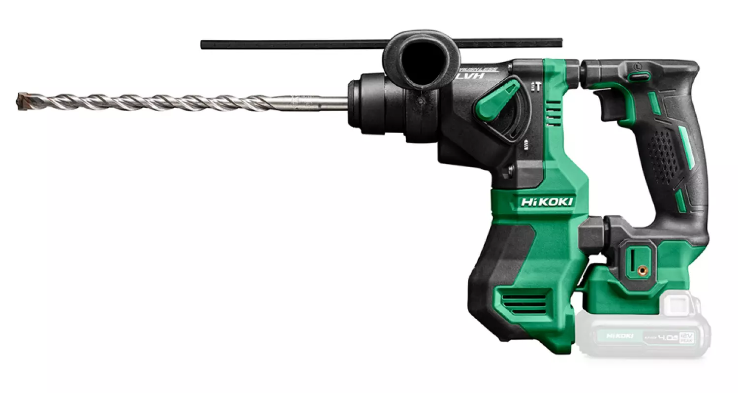 HiKOKI DH12DDW2Z Perforateur sans fil - 12V Li-Ion SDS+ PEAK 18 mm - 1,2J - Moteur brushless - Machine seule-image