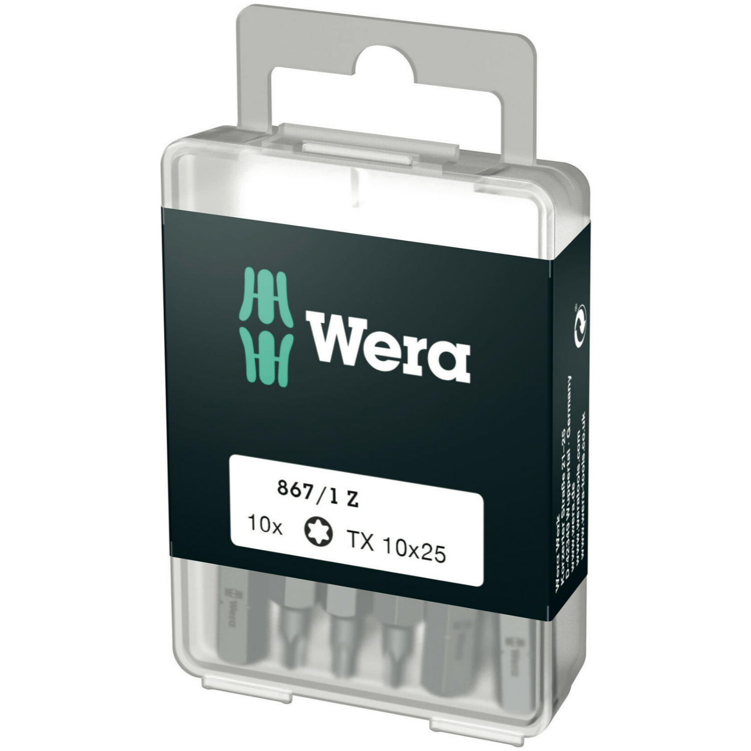 Wera 5072406001 1/4" Torx Bit - T10 x 25mm-image