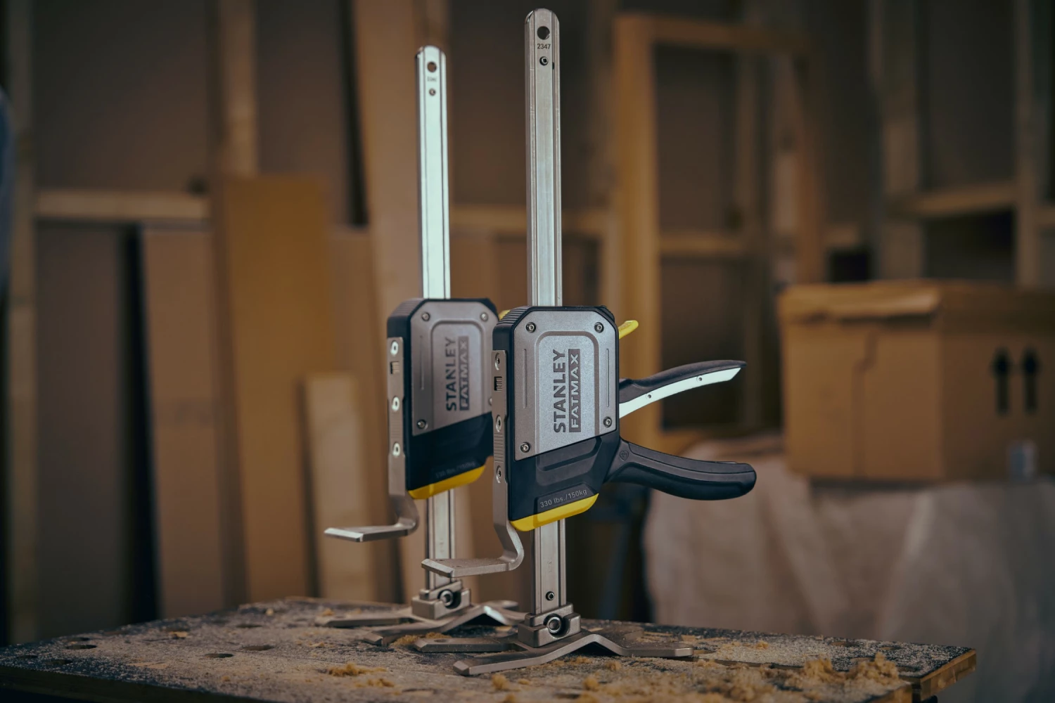 Stanley FMHT83550-1 FATMAX TradeLift Montagehulp - tot 150kg hefvermogen - 7-220mm - 2 stuks-image