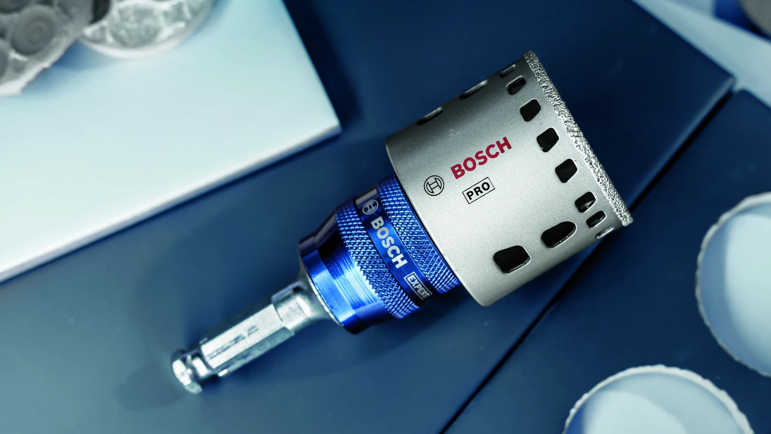 Bosch 2608901552 PRO Tile PC Plus Scie cloche diamantée pour carrelage - 19 mm-image