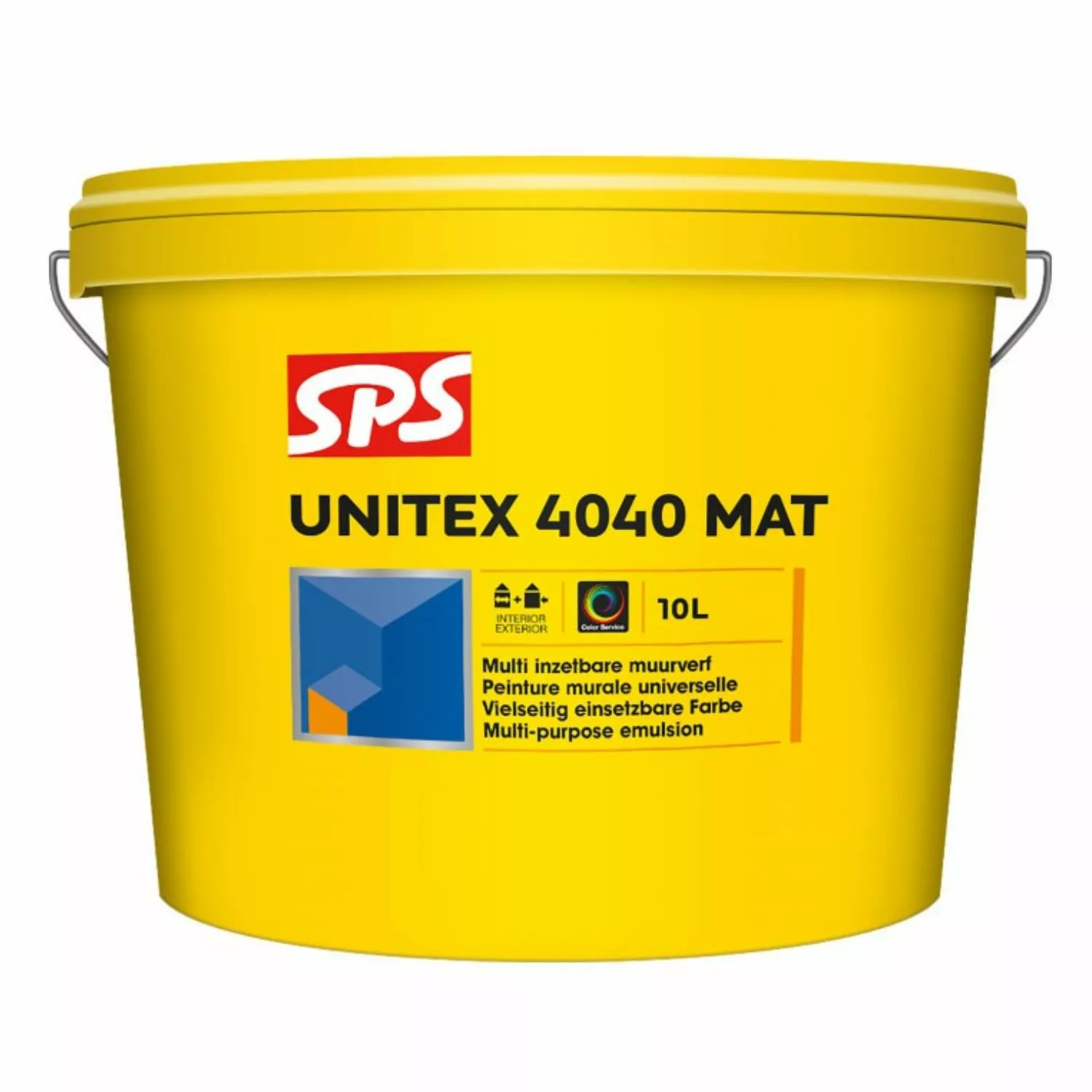 SPS 10107725 Unitex 4040 peinture murale mate - Blanc – 10 L-image