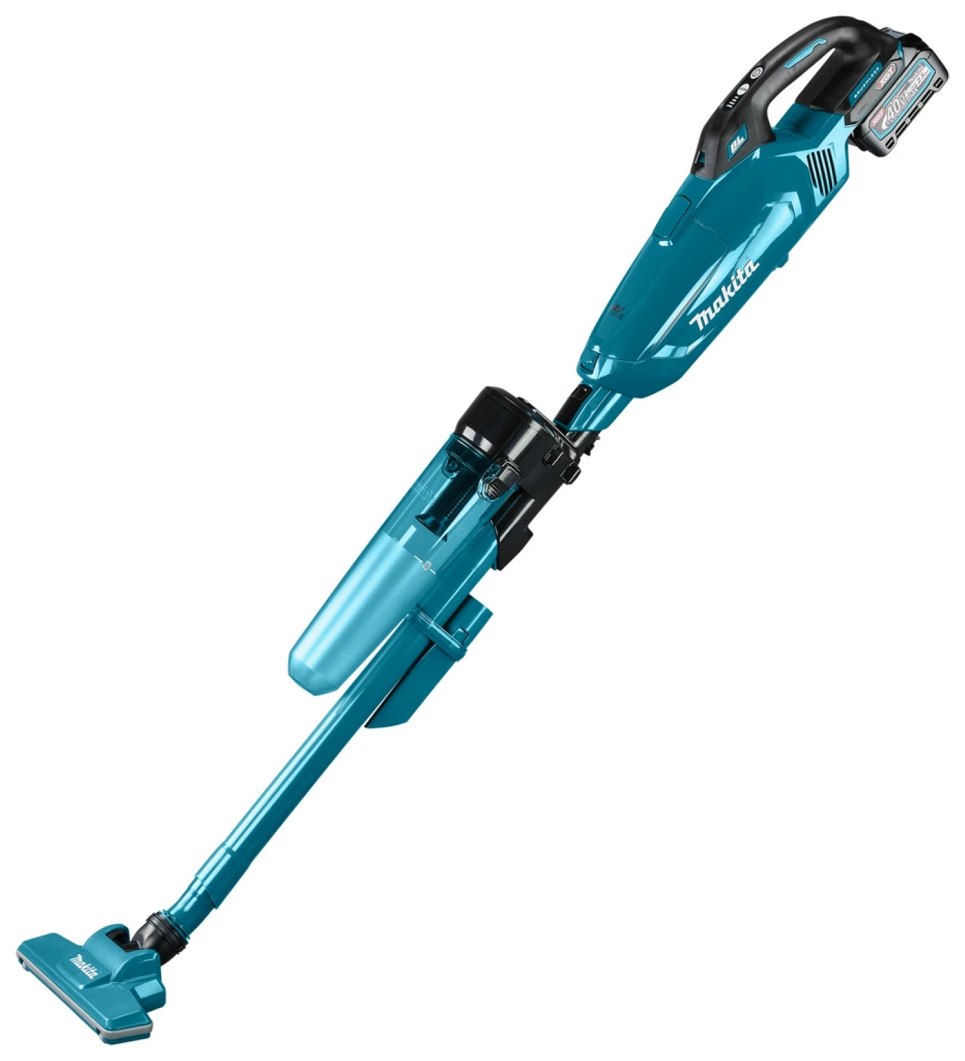 Makita CL002GD213 40V Max Li-Ion accu steelstofzuiger set (2x 2,5Ah) - Blauw-image