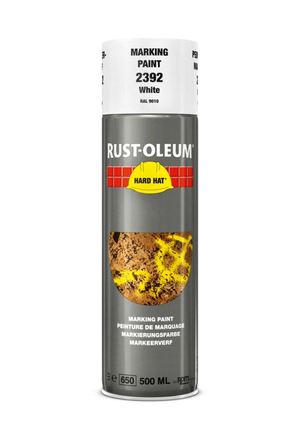 Rust-Oleum Markeerspray - 750ML - Wit RAL 9016-image