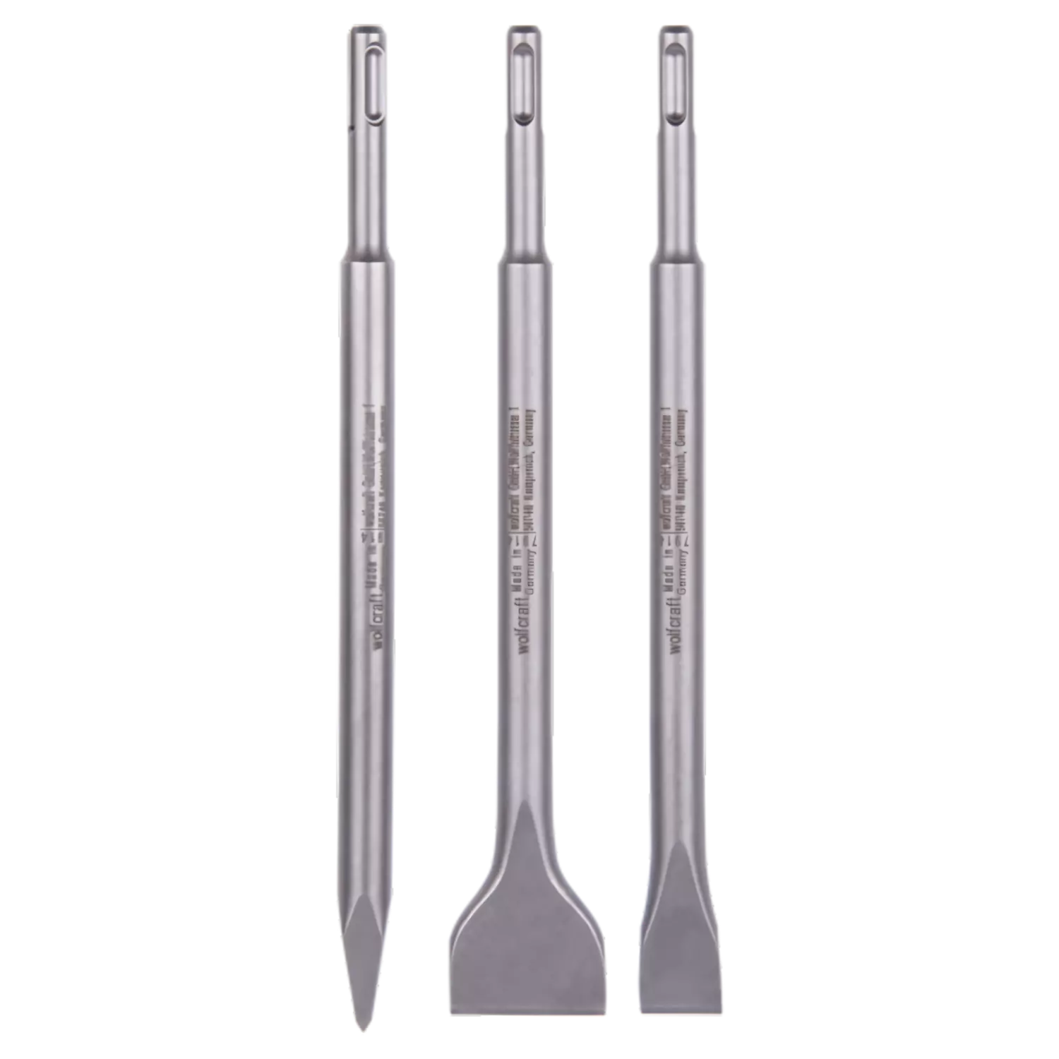 Wolfcraft 7914000 3-delige SDS-plus beitelset