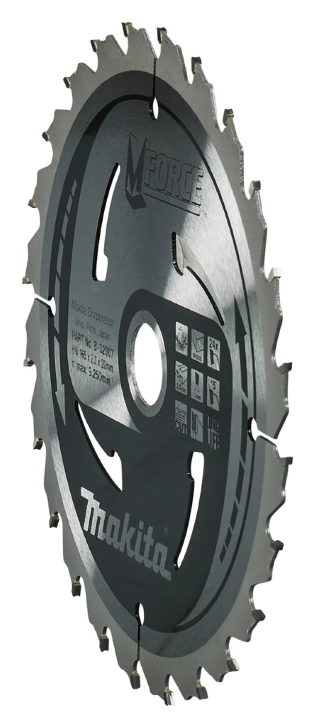 Makita B-32007 Cirkelzaagblad - 165 x 20 x 24T - Hout-image