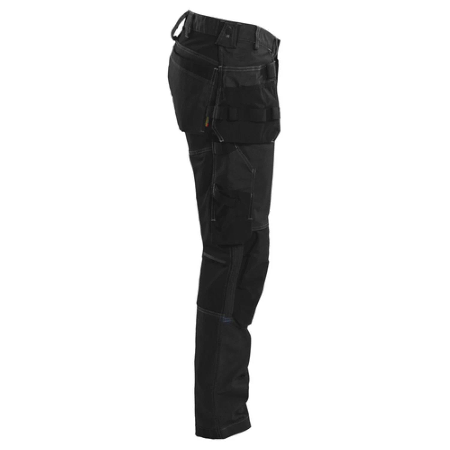 Blåkläder 1750 Pantalon de travail Denim stretch avec poches à outils - noir - taille 54-image