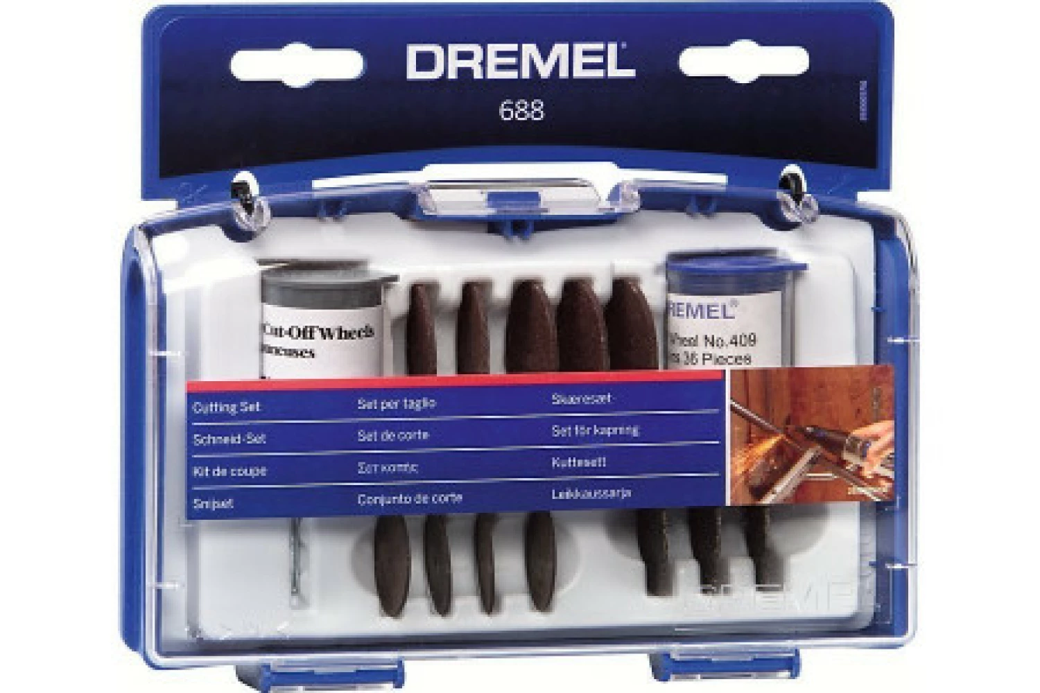 Dremel 688JA 69-Delige accessoires Snijset in opbergkoffer-image