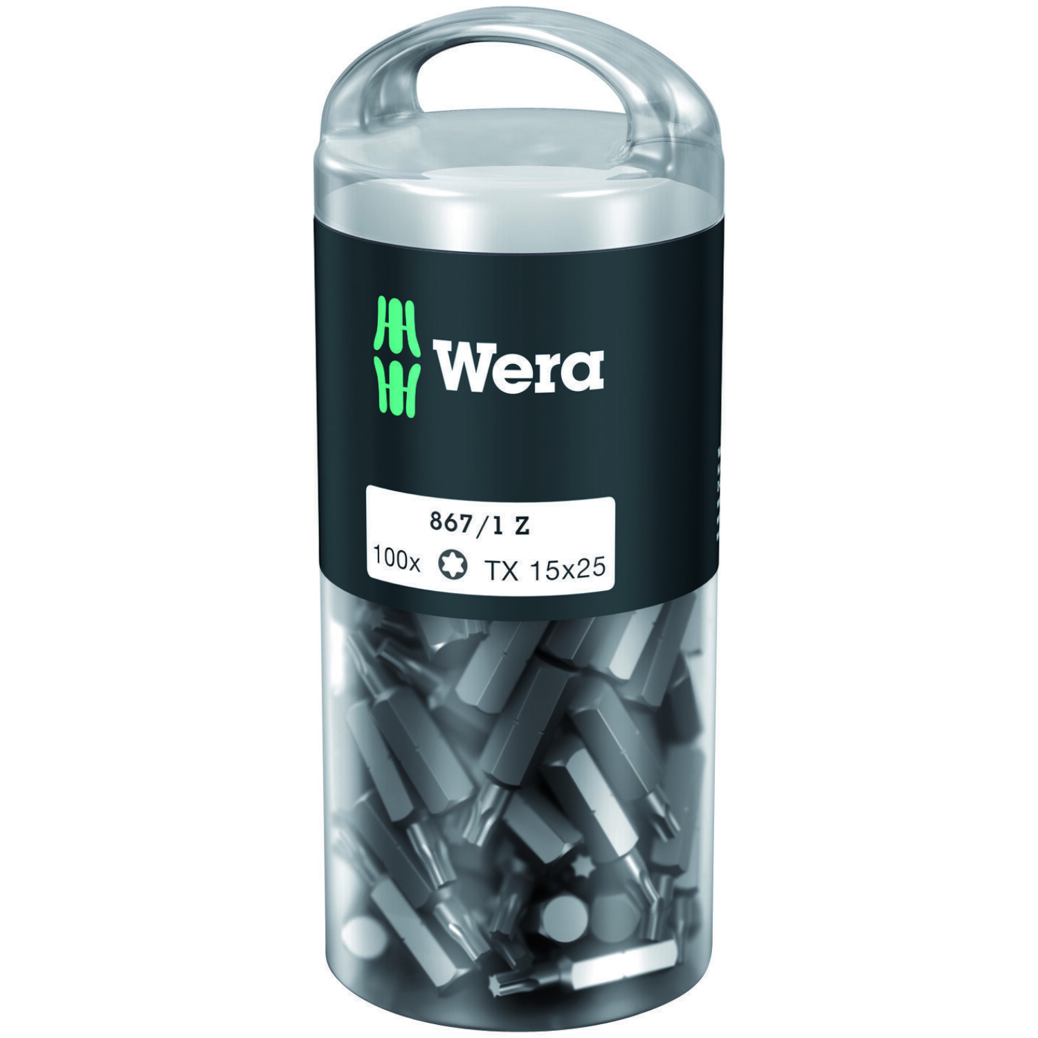Wera 867/1 Embouts TORX® DIY 100, TX 15 x 25 mm, 100 pièces-image