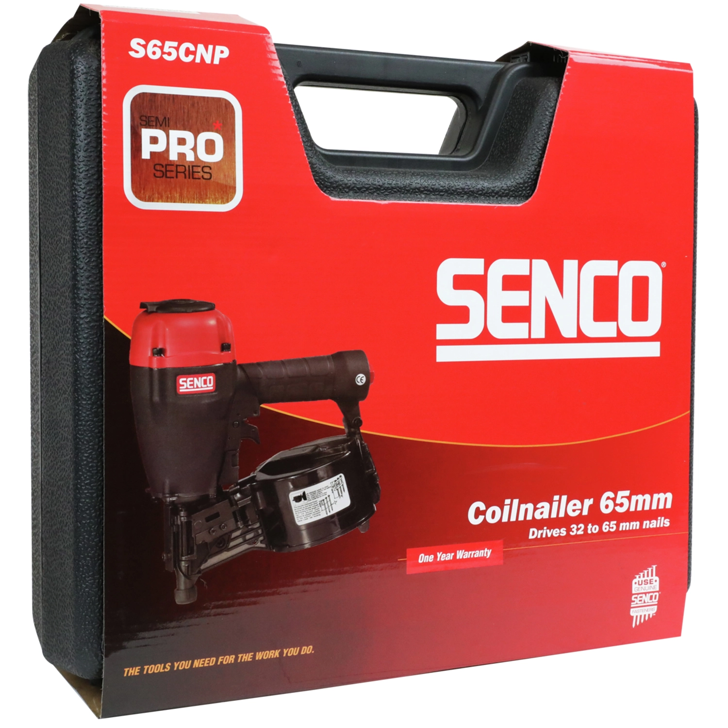 Senco S65CNP Cloueuse à tambour pneumatique en caisse - 38-65 mm - 4.9-8.3 bar-image