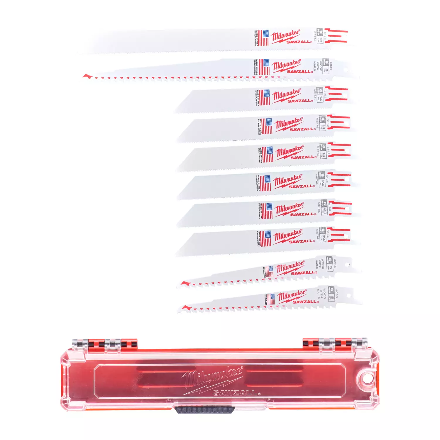 Milwaukee 49222211 10-delige reciprozaagbladenset-image