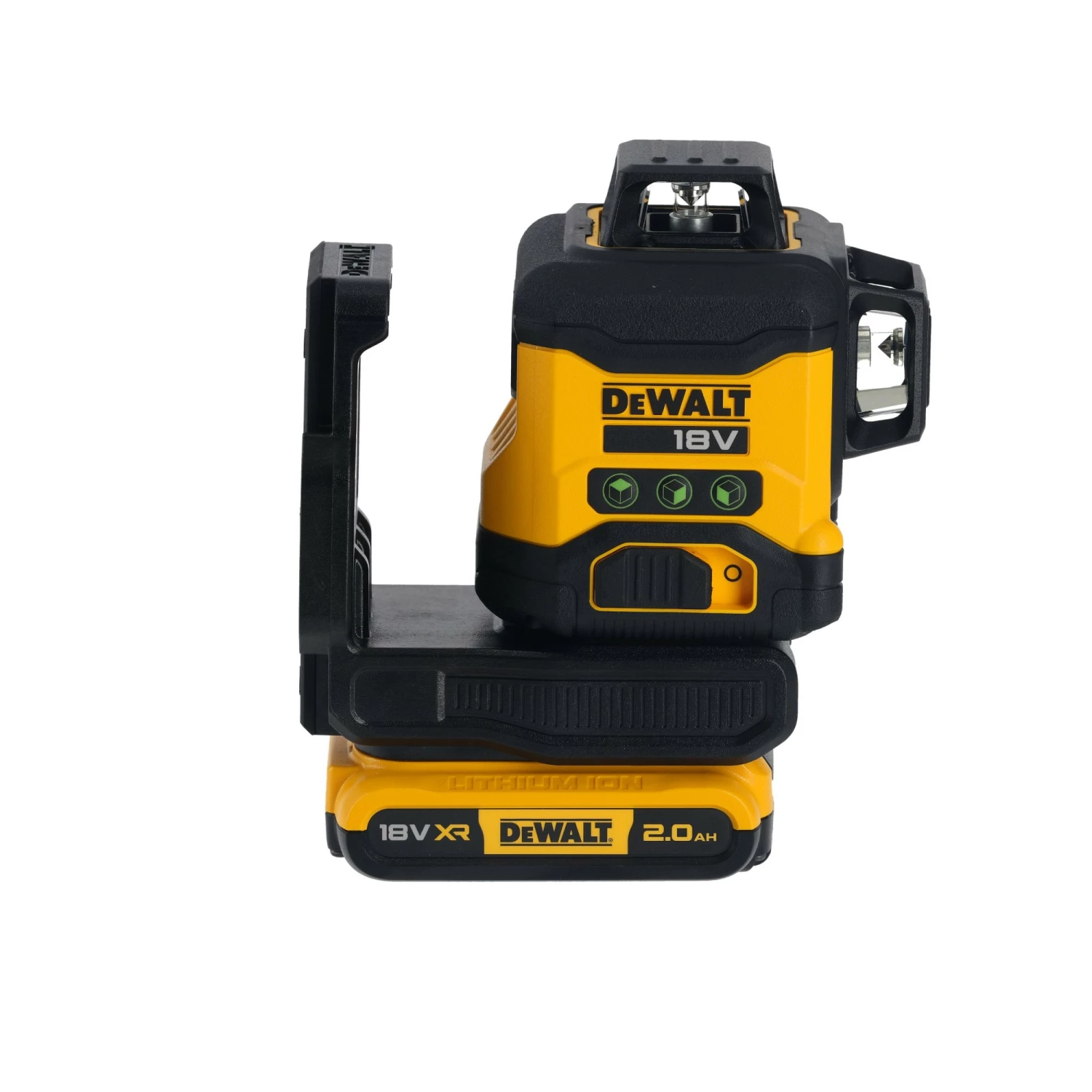 DeWALT DCLE34031D1-QW 18V Li-ion Accu Kit laser à croix auto-nivelant (1x 2,0 Ah) - 3x360° - Vert-image