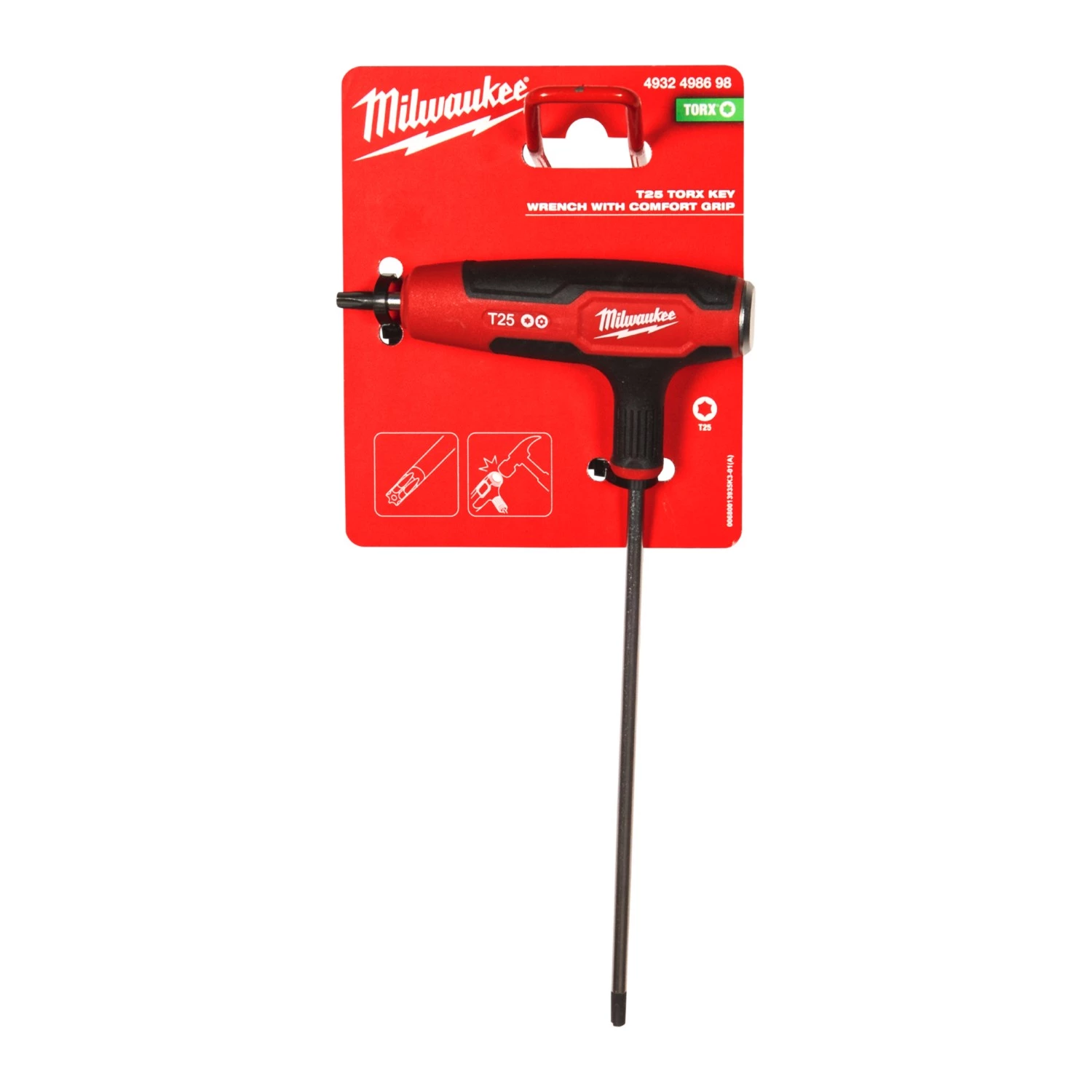 Milwaukee 4932498698 Tournevis Torx à poignée en T avec prise confortable - T25-image