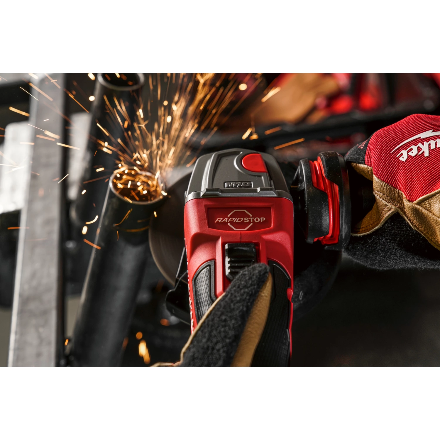 Milwaukee M18 FSAG125XB-501B 18V Li-ion accu haakse slijper set (1x 5.0Ah accu) in tas - 125mm-image