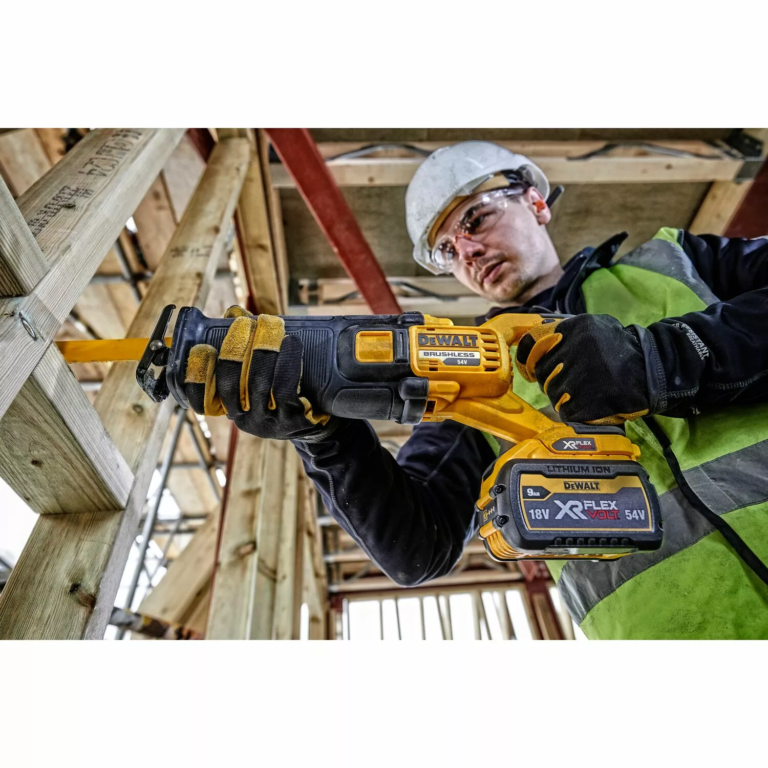 DeWALT DCS389NT-XJ 54V Li-ion XR FlexVolt accu reciprozaag body in TSTAK-image