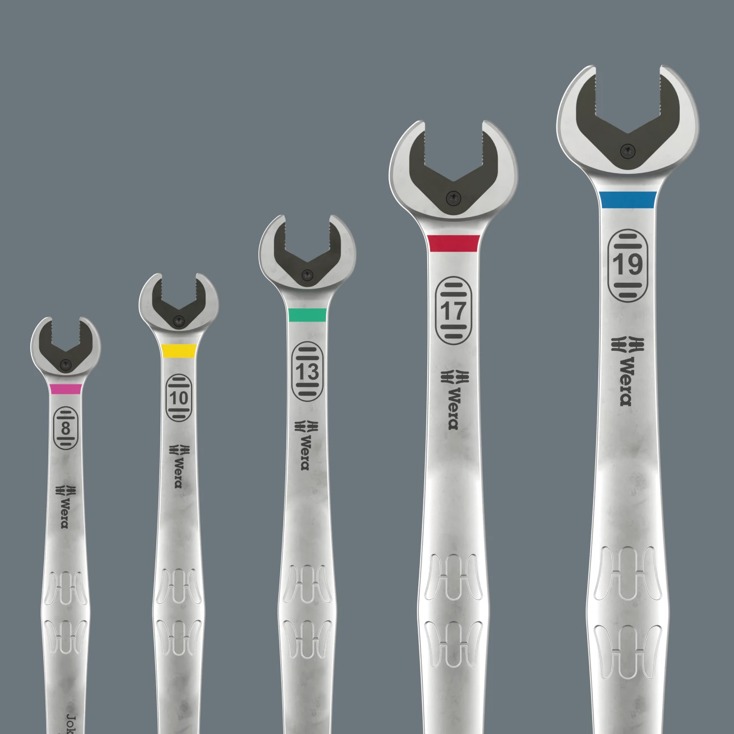 Wera 05020380001 5-delige 6007 Joker 5 set 1 Steek-ringratelsleutelset - 8-19mm-image
