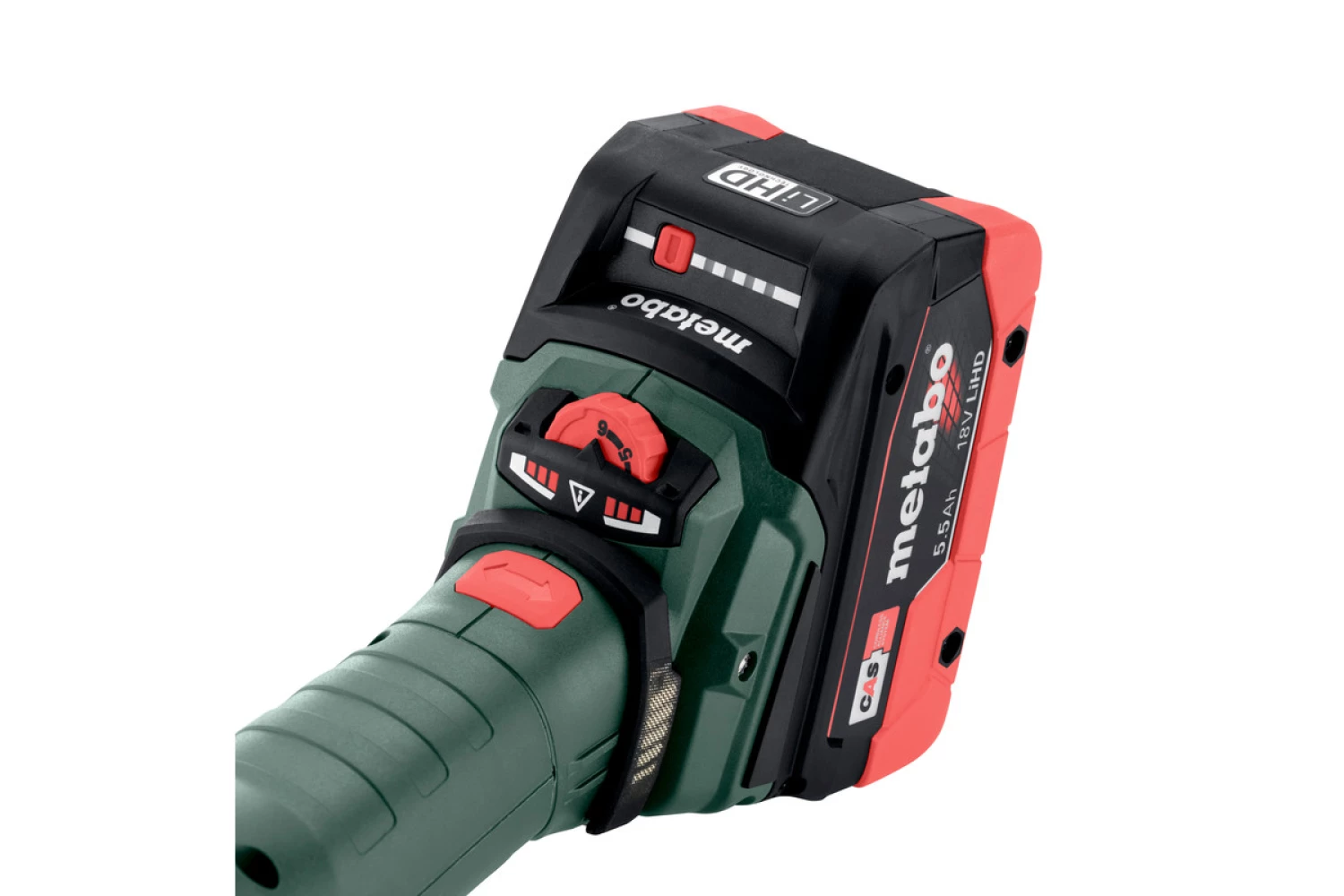 Metabo WVBF 18 LT BL 11-125 Quick 18V Li-ion accu platkopslijper body in MetaBox - 125mm-image