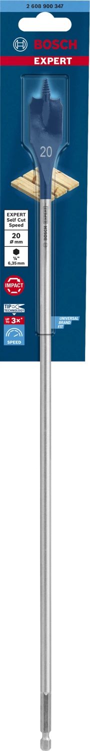 Bosch 2608900347 EXPERT Speedboor Self Cut Speed, zeskantschacht 20 x 400mm-image