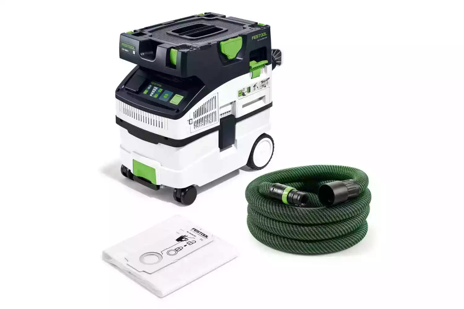 Festool CTM MIDI I Bouwstofzuiger - 1200W - Klasse M - 15L-image