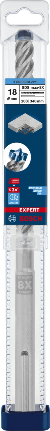Bosch 2608900221 EXPERT Hamerboor SDS Max-8X - 18x200x340mm-image