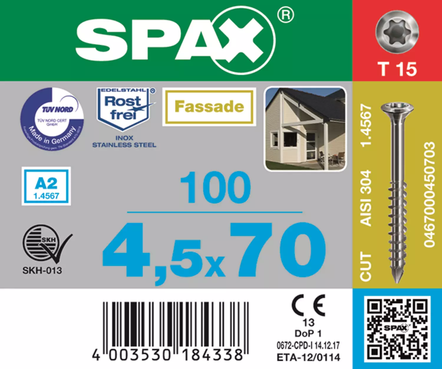 SPAX 5000009192309 Bit T-STAR plus T30 - blister met 5 stuks-image