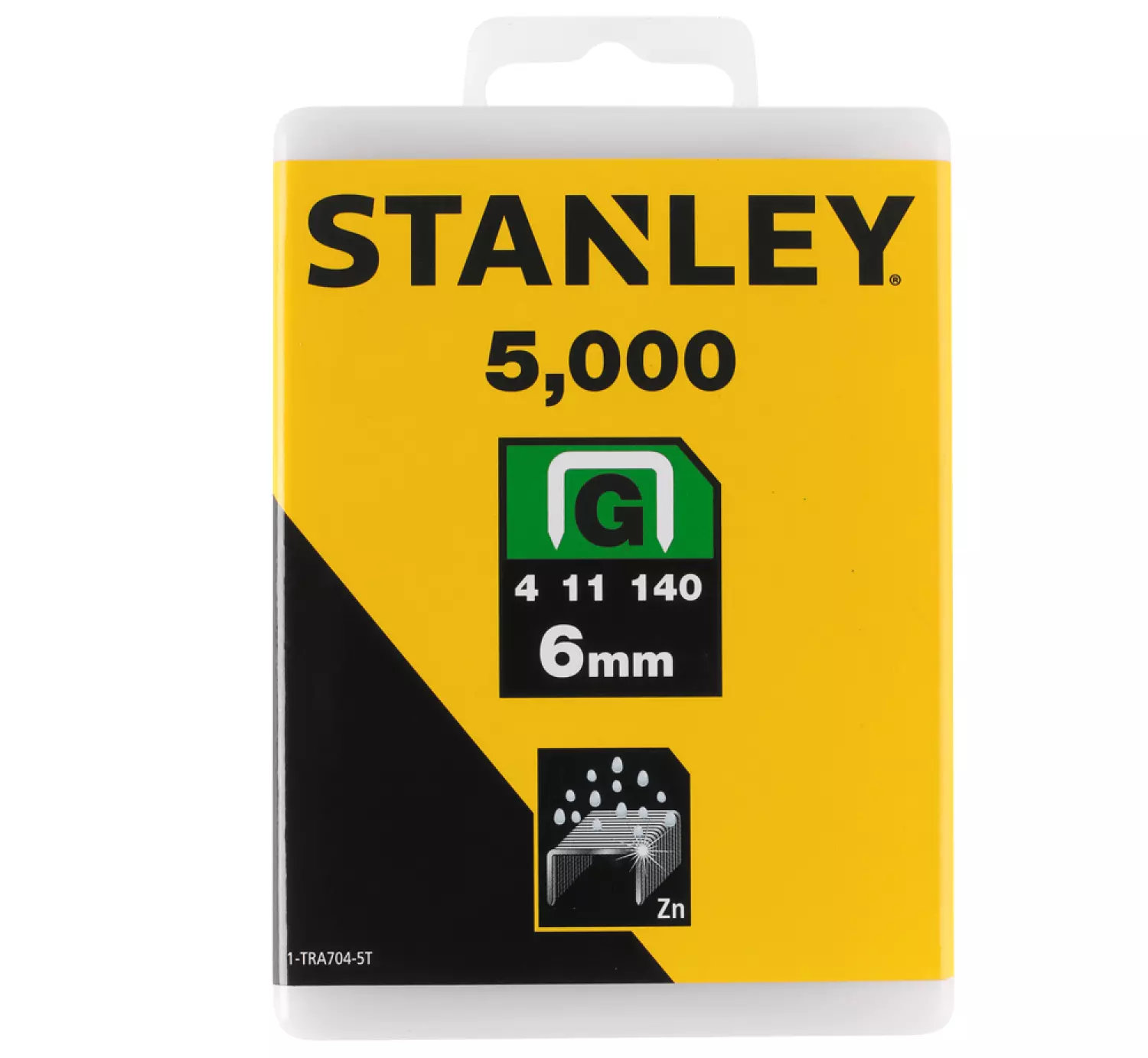 Stanley 1TRA704T - Agrafes 6mm Type G - 1000 Pieces-image