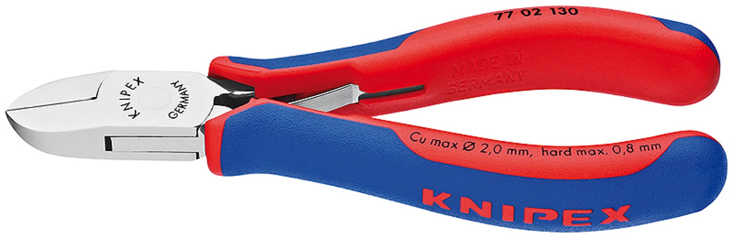 Knipex 77 02 130 Elektronica Zijsnijtang - 130mm-image