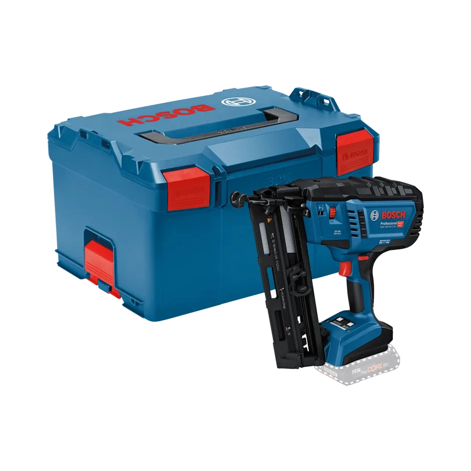 Bosch GNH 18V-64-2 M Corps d'agrafeuse sans fil 18 V dans L-Boxx 32-64 mm-image