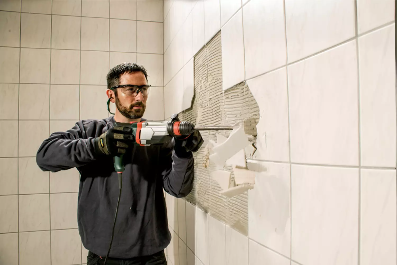 Metabo UHEV 2860-2 Quick Set SDS-Plus Combihamer incl. 10 delig boor- en beitelset in MetaBox - 1100W - 3.4J-image