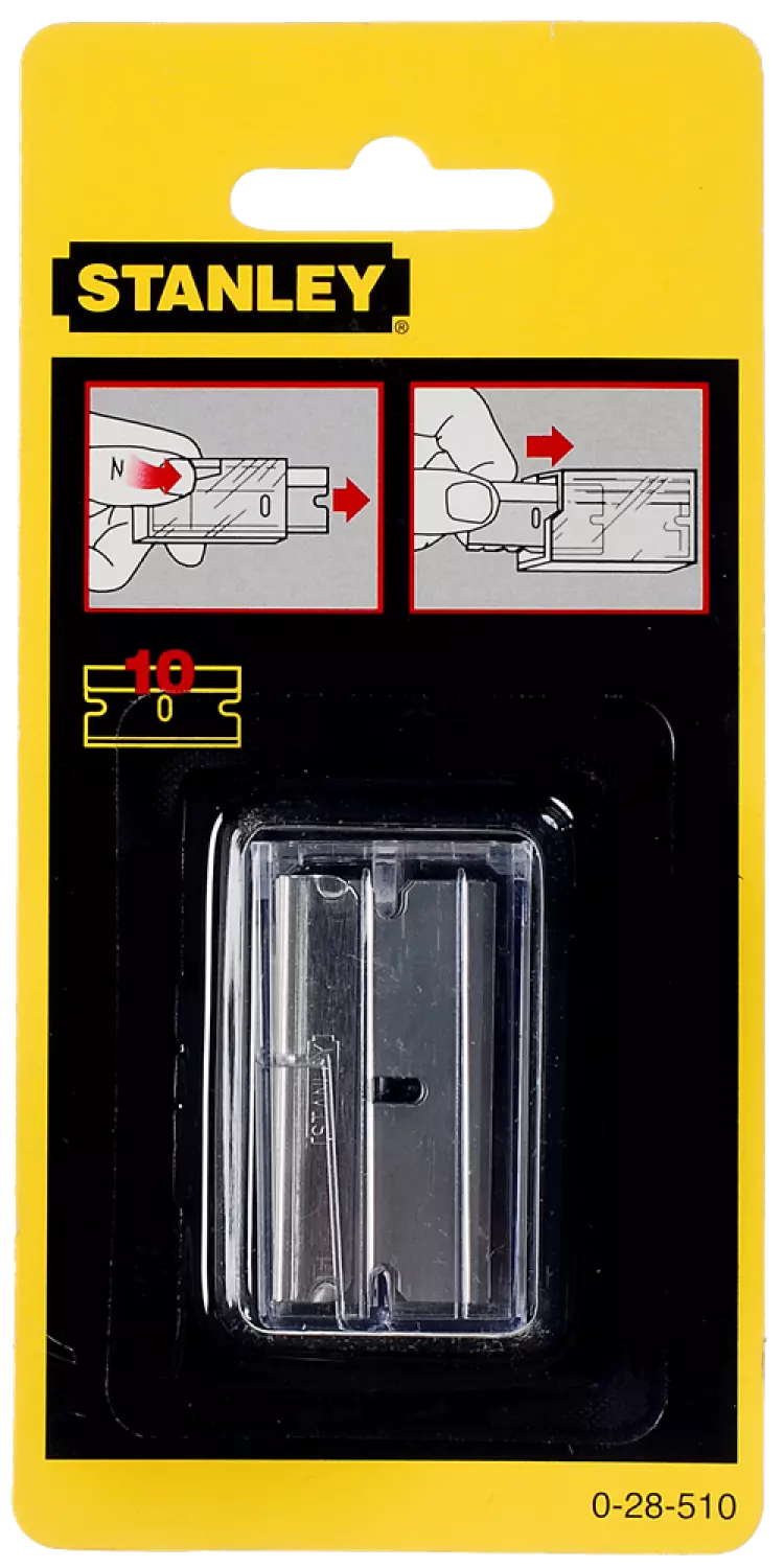 Stanley 0-28-510 Reservemesjes voor Glasschraper 1-11-515 - 40mm (10st)-image