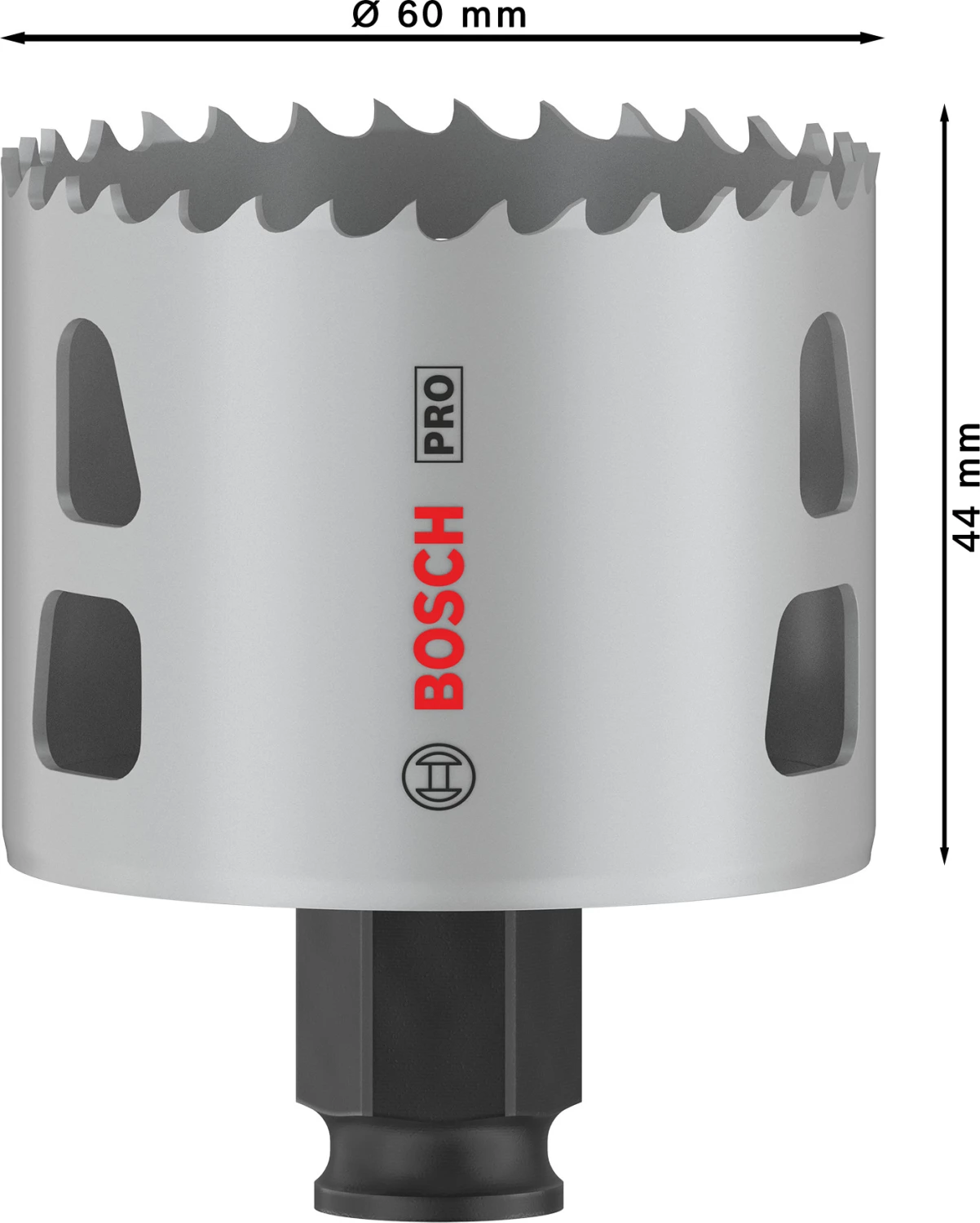 Bosch 2608594484 PRO Scie cloche Multi Material PC Plus - 60 mm (8 pièces)-image