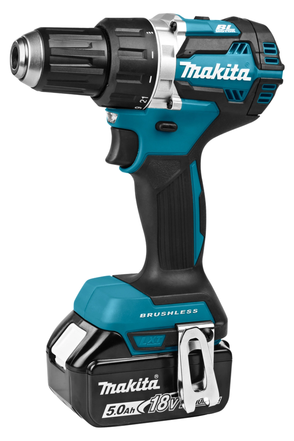 Makita DDF484RTJ Perceuse visseuse sans-fil - 18V Li-ion - 2 batteries 5,0 ah - MAKPAC - Brushless - 54 Nm-image