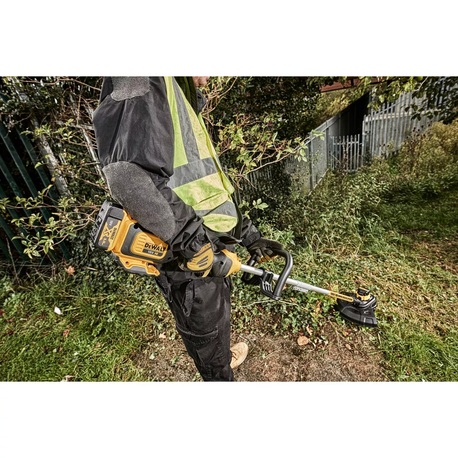 DeWALT DCM561P1 18V Li-Ion batterie coupe-herbe (1x 5.0Ah batterie) - sans balais - 33cm-image