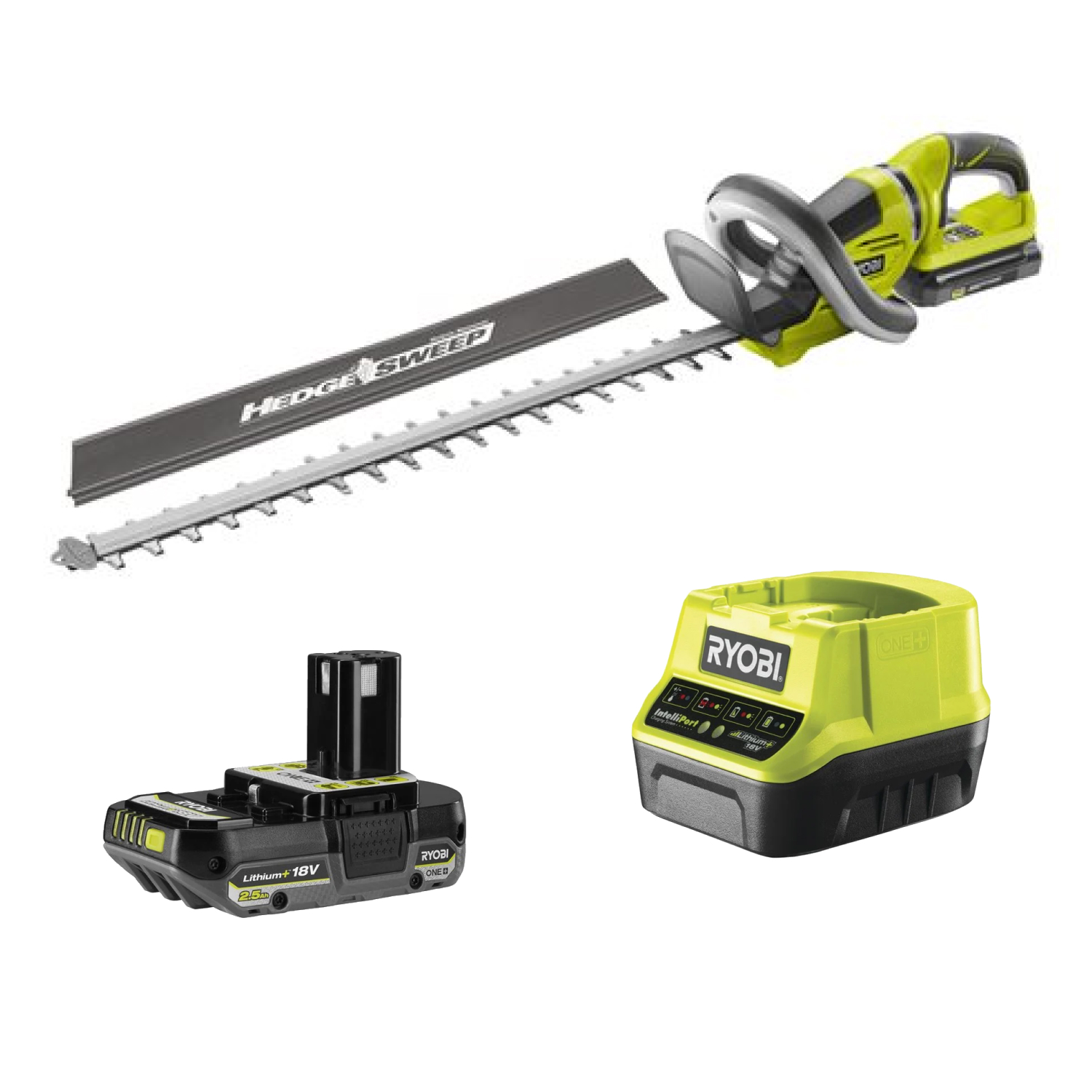 Ryobi RHT36C61R20S Taille-haie sans fil - 36V Li-Ion - 1 batterie 2,0Ah - 600 mm-image