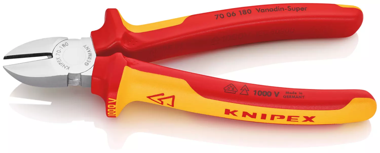 Knipex 7006180 Zijsnijtang VDE - 180mm-image