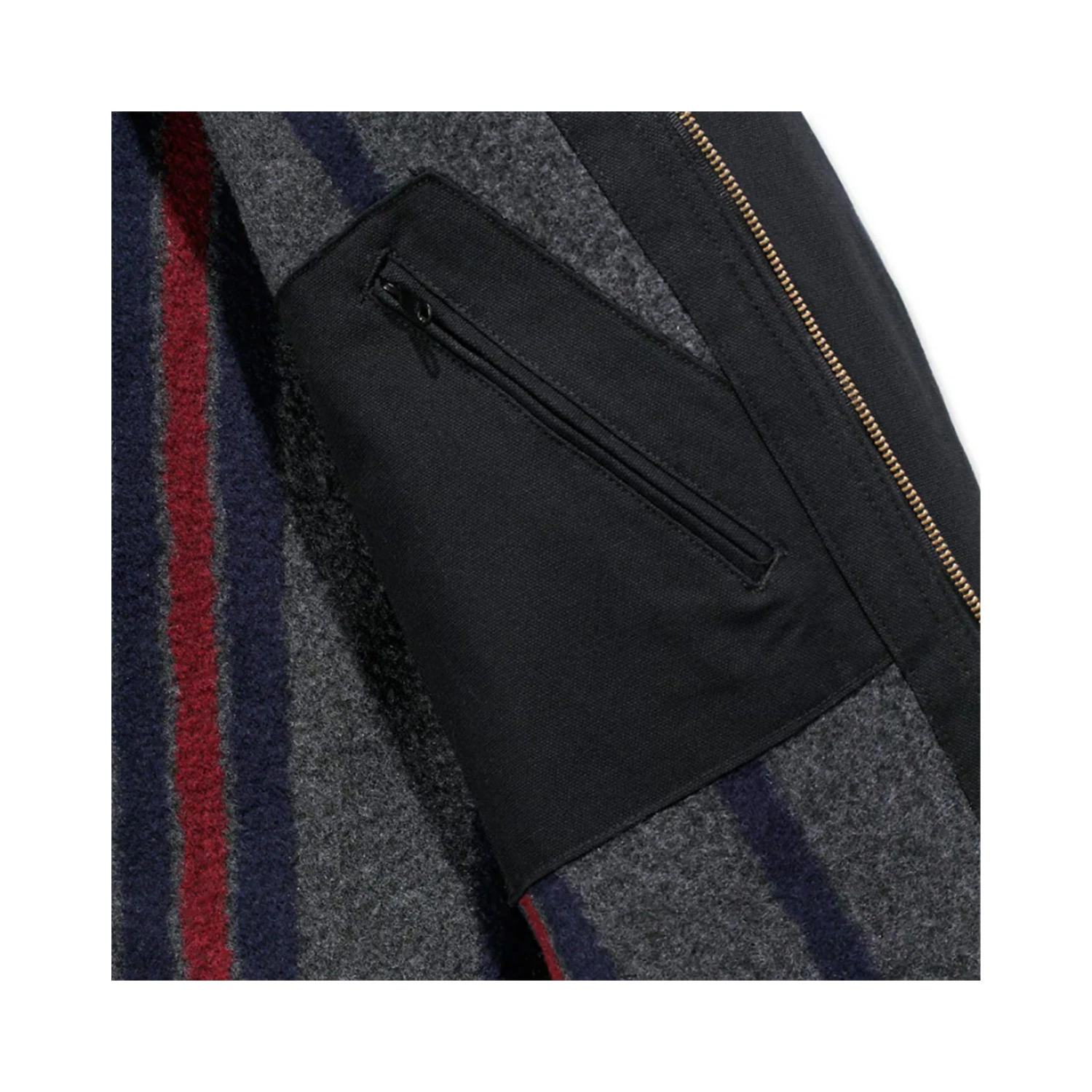 Carhartt Duck Veste Detroit Noir - S-image