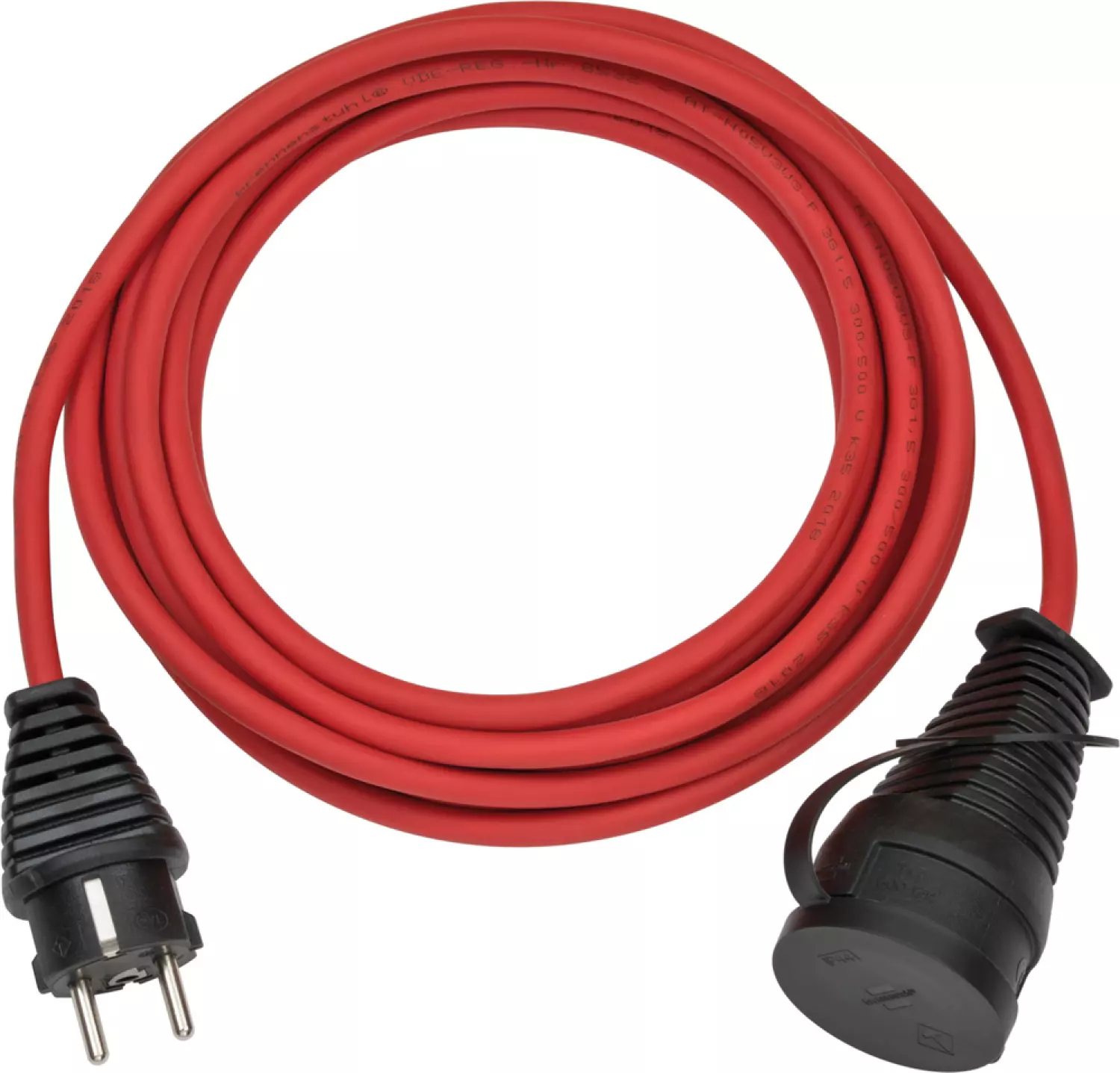 Brennenstuhl BREMAXX extension cable IP44 10m red AT-N05V3V3-F3G1,5-image