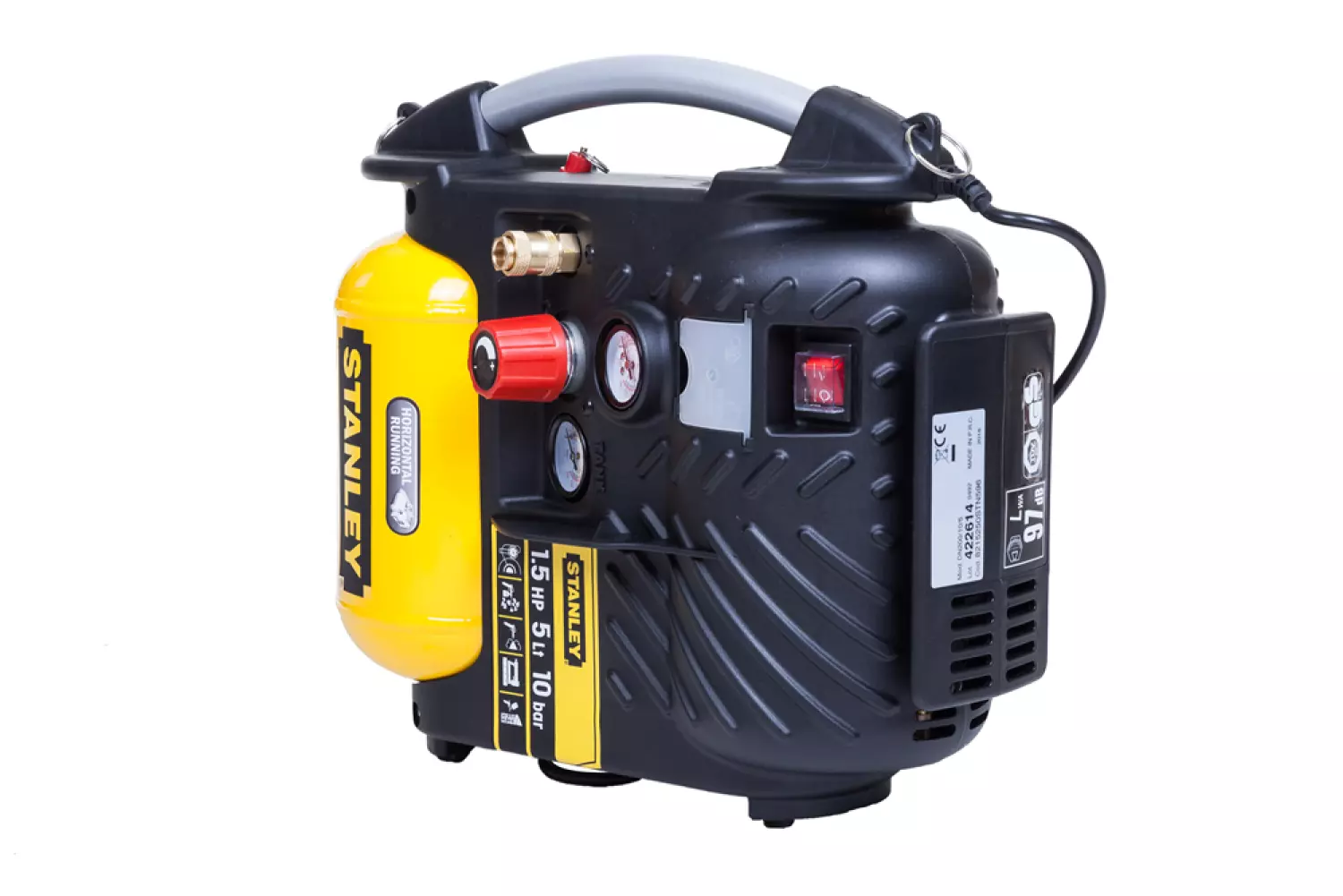 Stanley 8215250STN596 - Compresseur d'air - sans huile - 10bar - 1100W-image