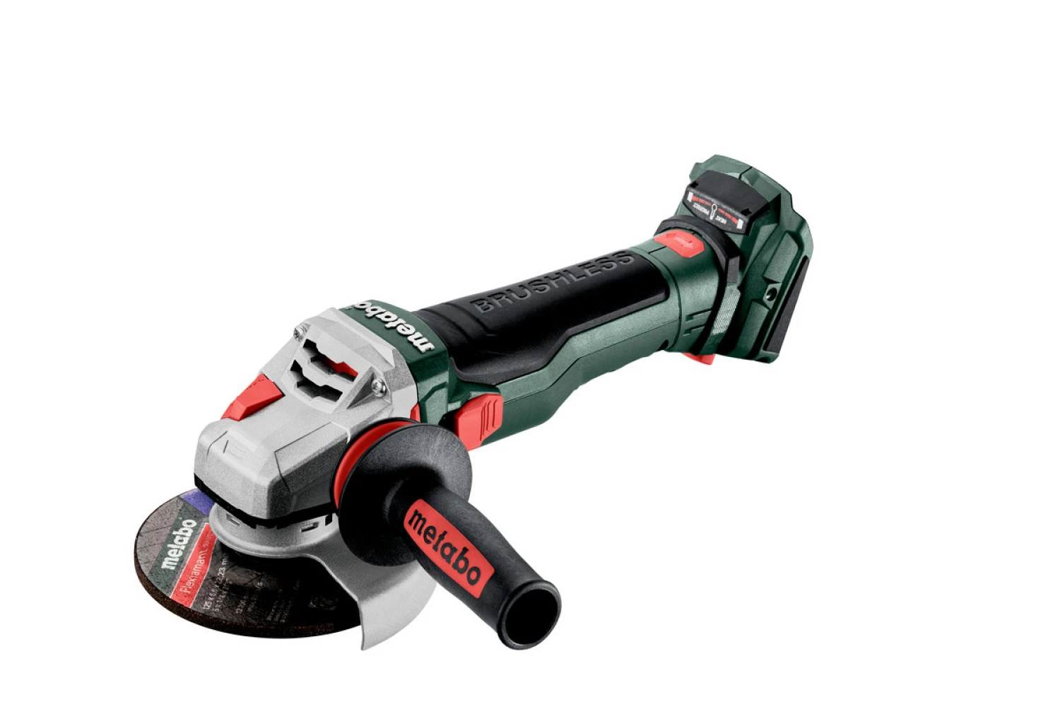 Metabo WB 18 LTX BL 15-125 18V Quick Li-Ion accu haakse slijper body in Metabox - 125mm-image