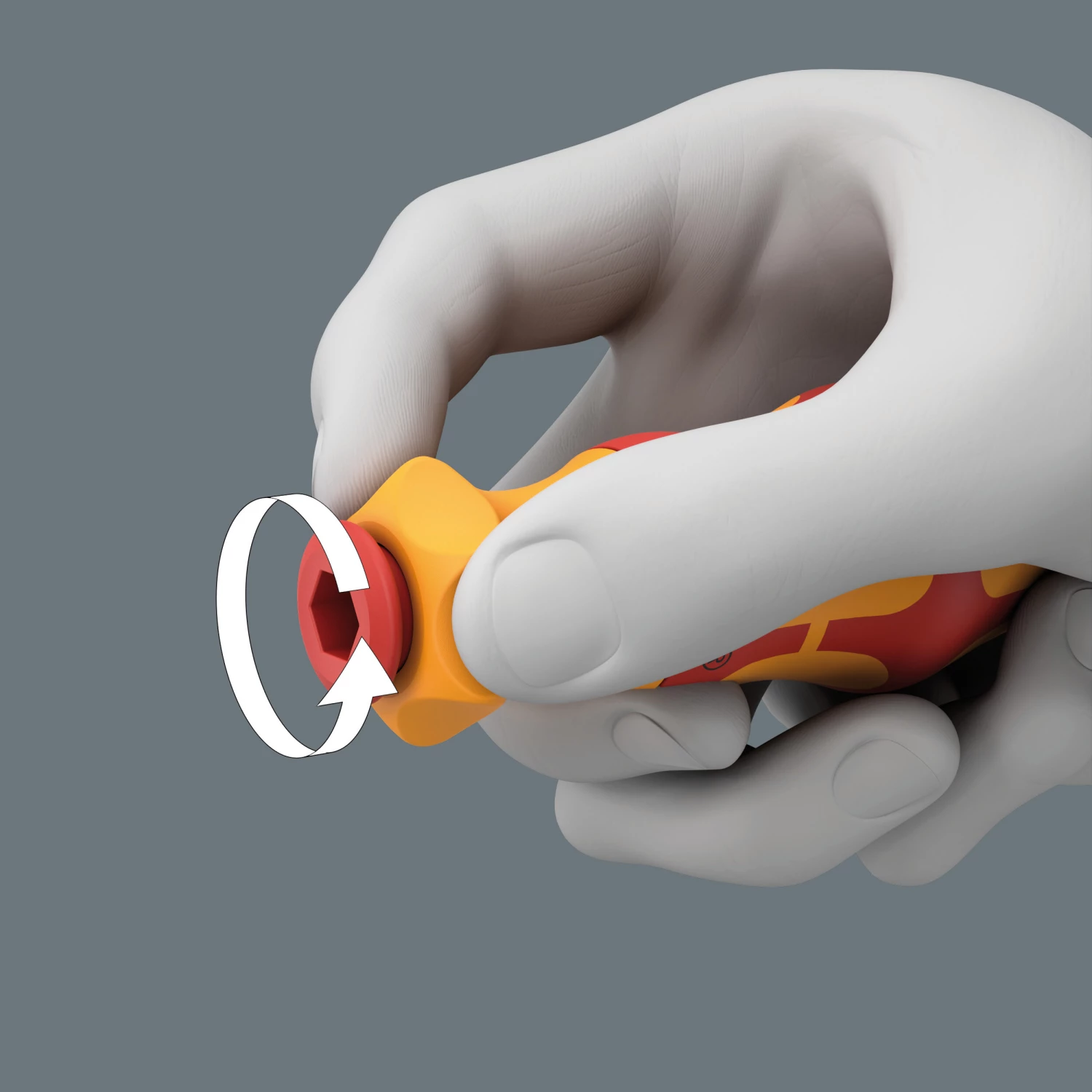 Wera 05057490001 837 i RA Kraftform handhouder voor VDE wisselklingen - met ratelfunctie-image