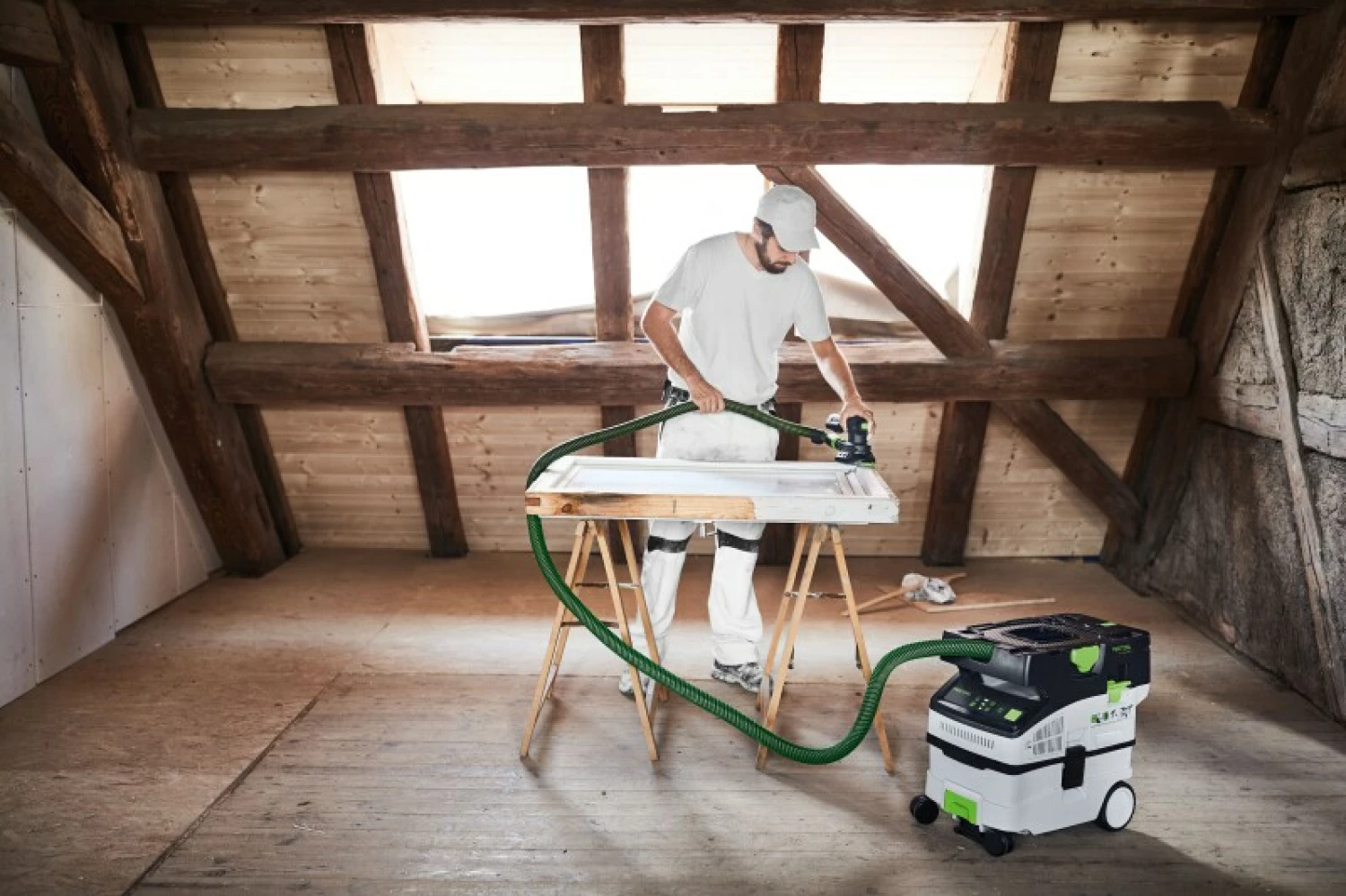 Festool CTLC MINI I-Plus 36V (2x18V) Li-Ion (4x 5.0Ah) - 3100l/min - Classe de poussière L-image