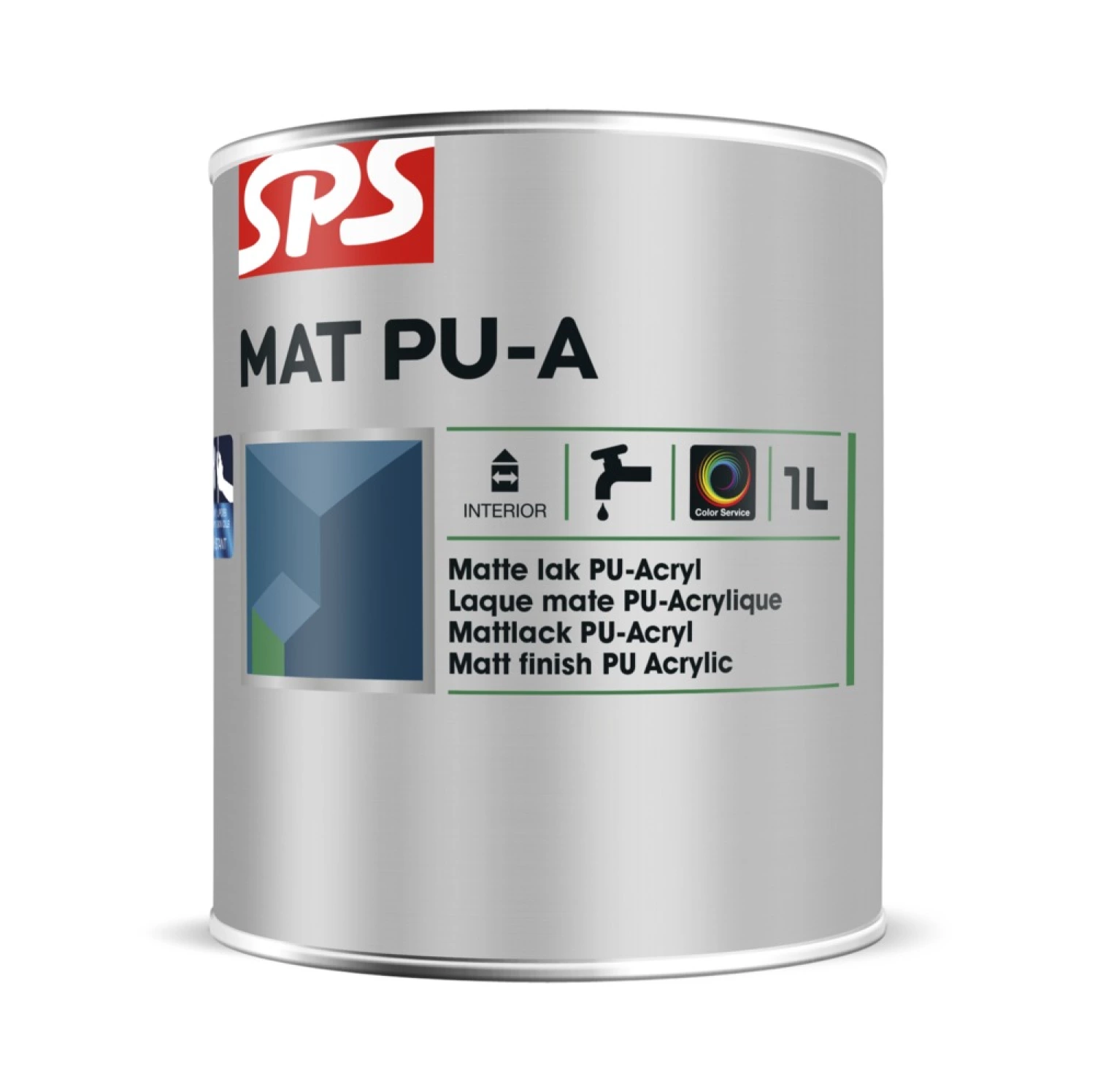 SPS Mat PU-A Lak - op kleur gemengd - 1L-image
