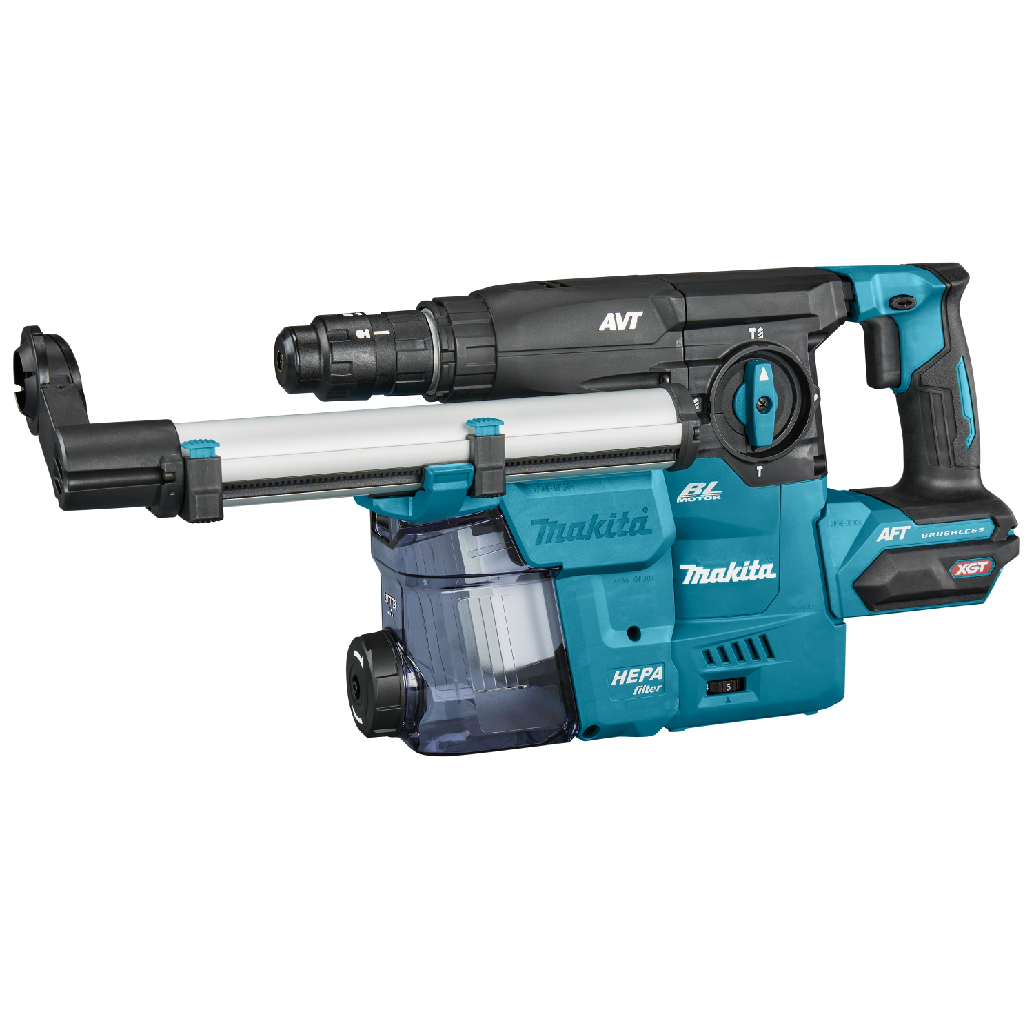 Makita HR009GZ02 XGT 40V Max Combihamer body met stofafzuiging in kunststof koffer - 3,9 J-image