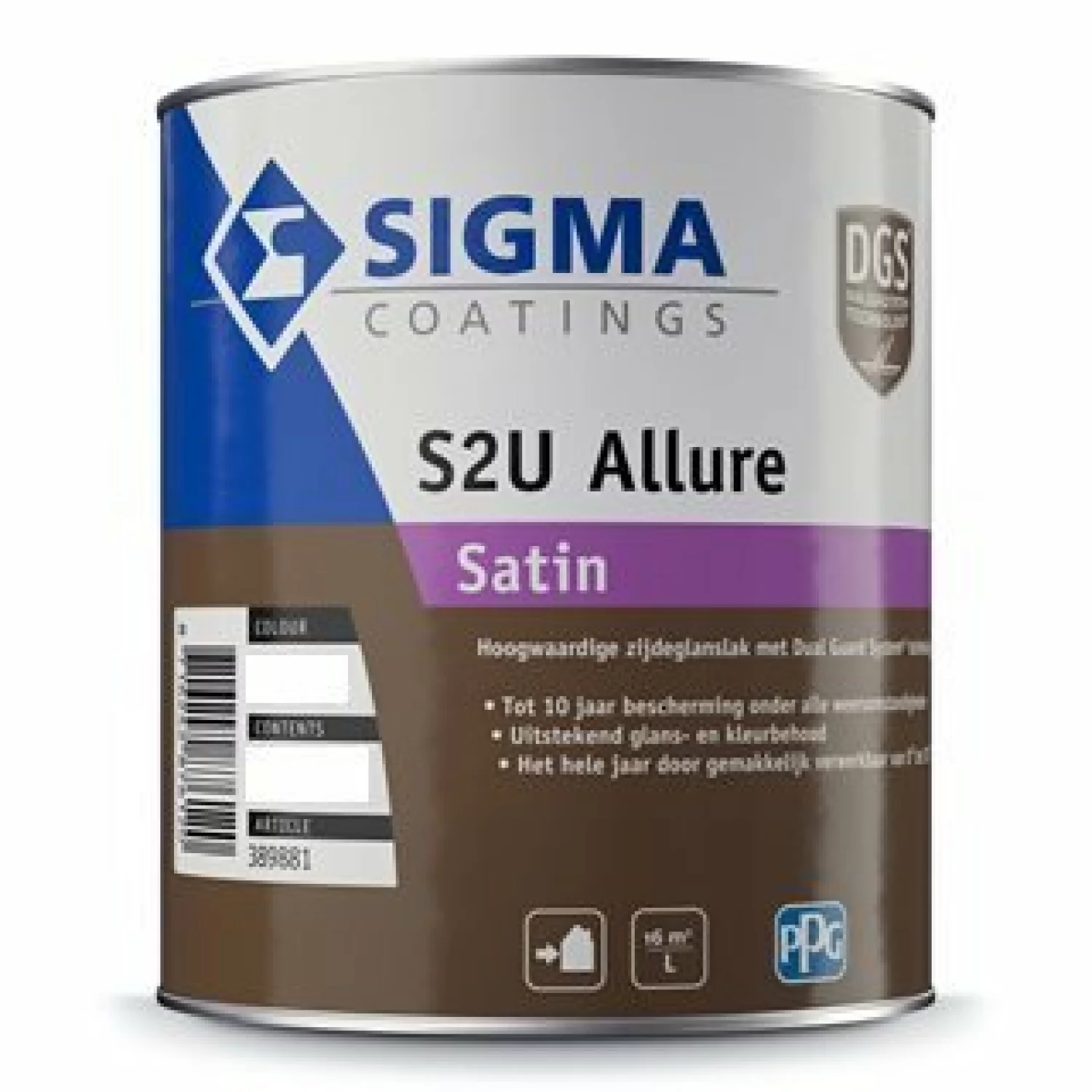 Sigma S2U Allure Satin - op kleur gemengd - 0,5 L-image