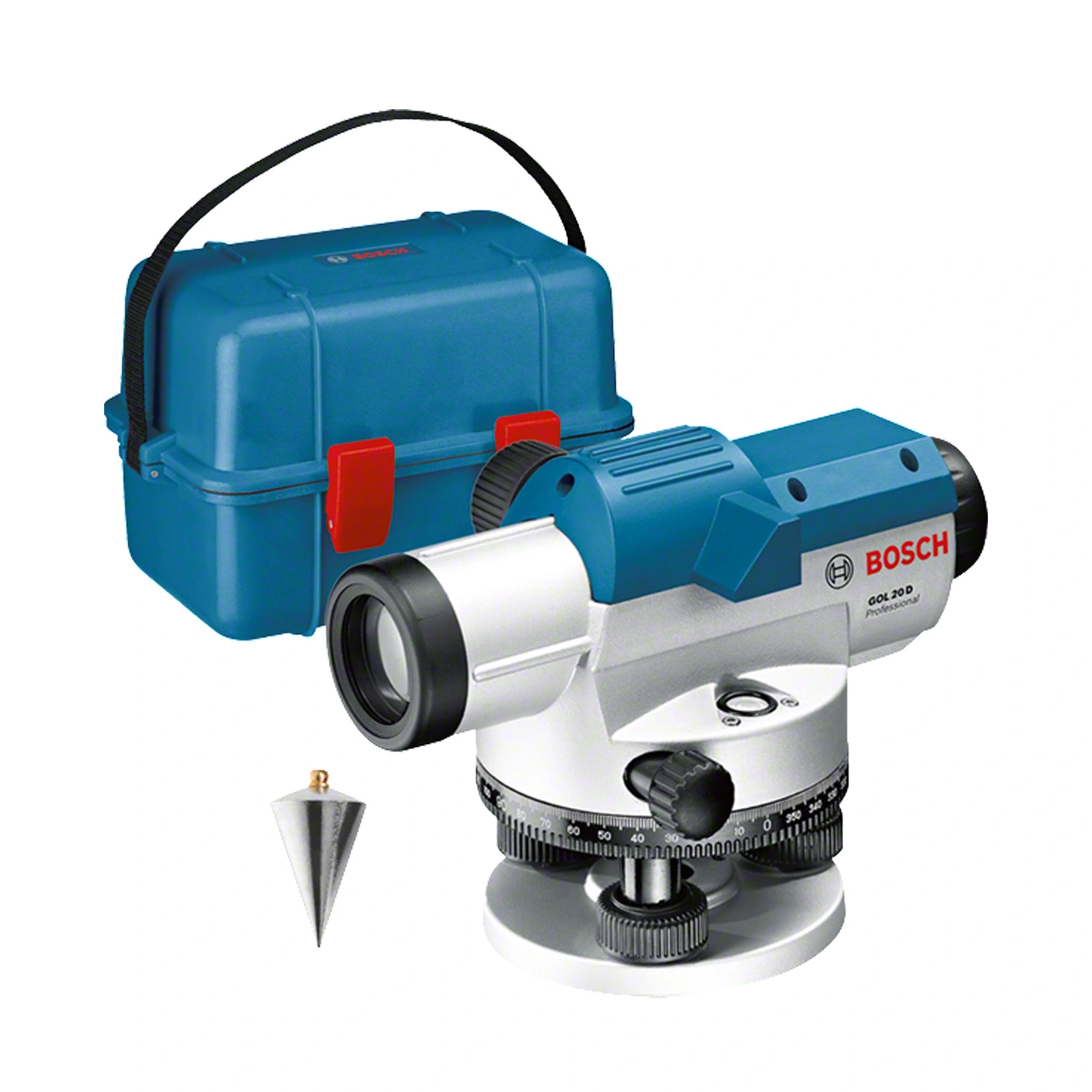 Bosch GOL 20 D Optisch waterpastoestel in koffer met vergrotingsfactor